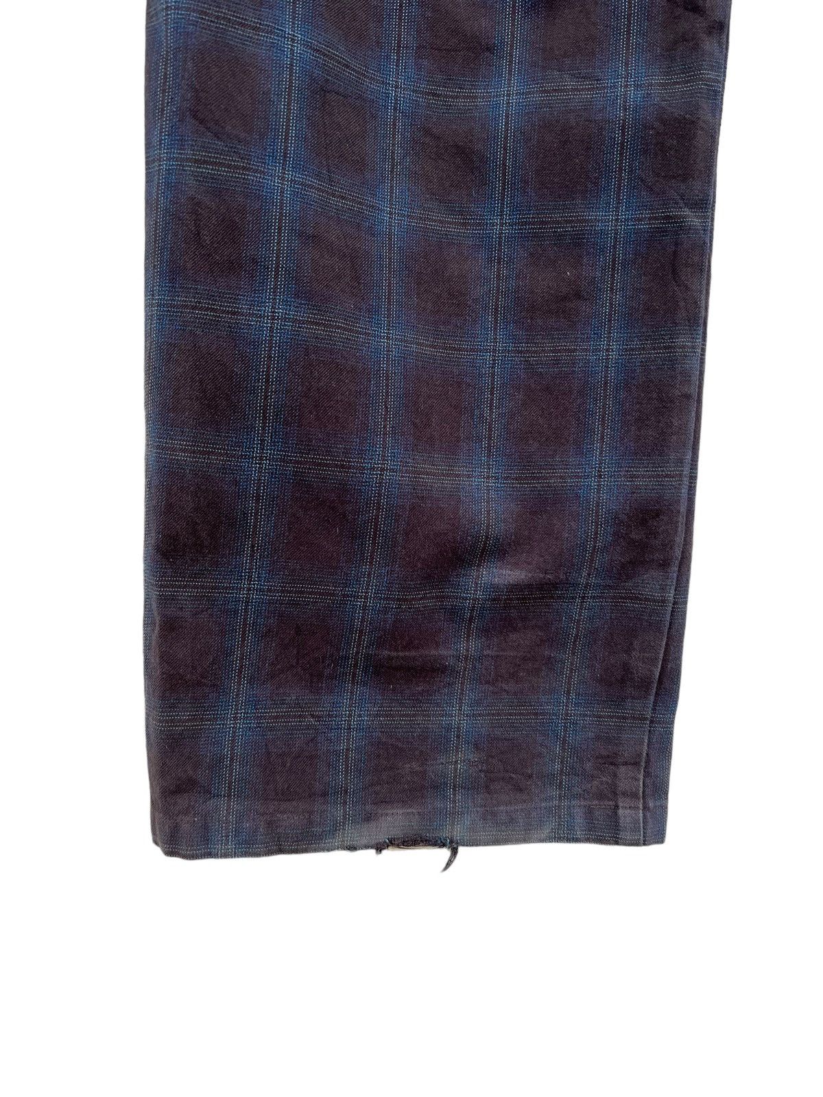 Vintage SAMPLE DESIGN WORKS Japan Shadow Plaid Cargo Trouser Pant Size US 32 / EU 48 - 17 Thumbnail