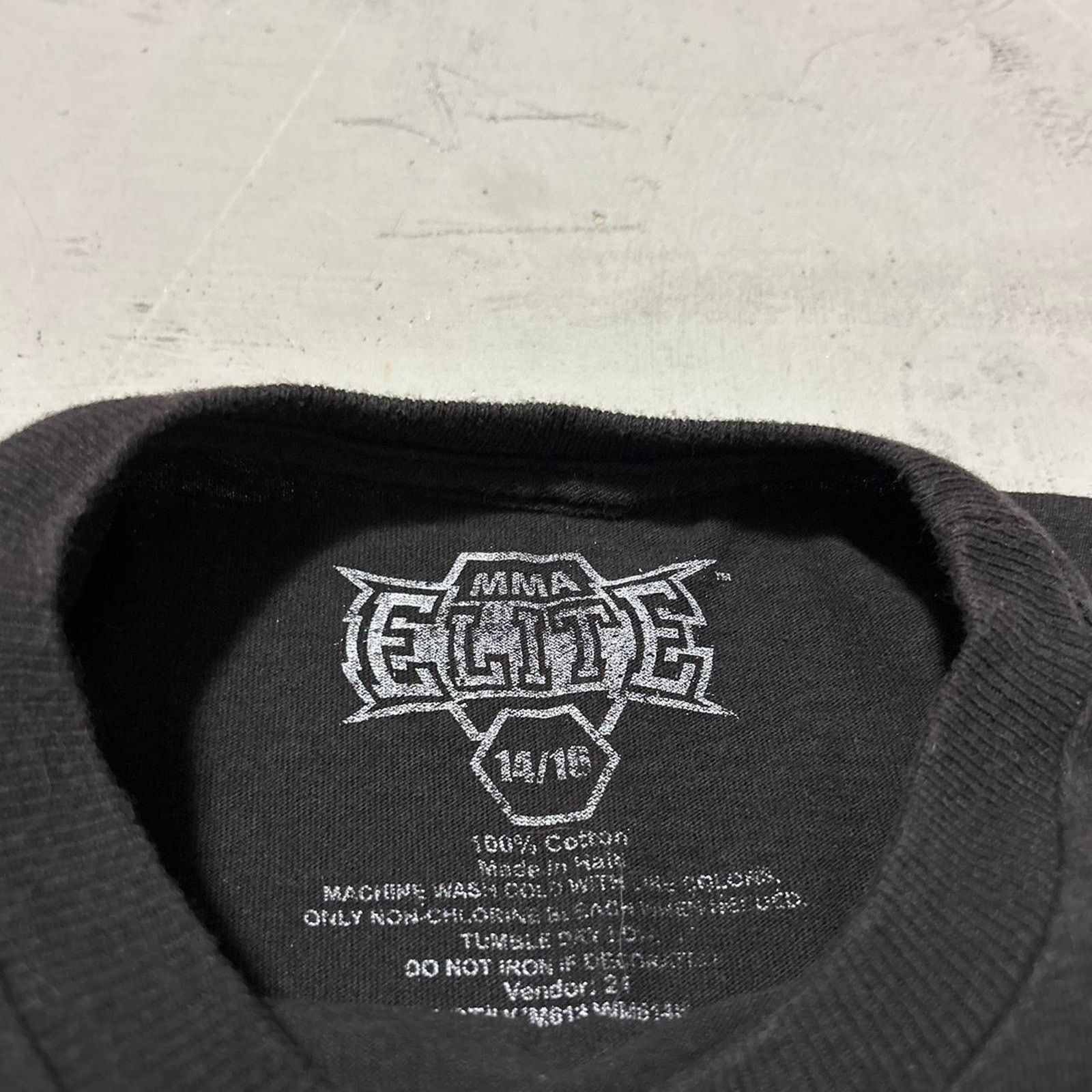Other Y2K MMA Elite T-Shirt - Red & Black with Crazy Front Graphic Size US XS / EU 42 / 0 - 3 Thumbnail
