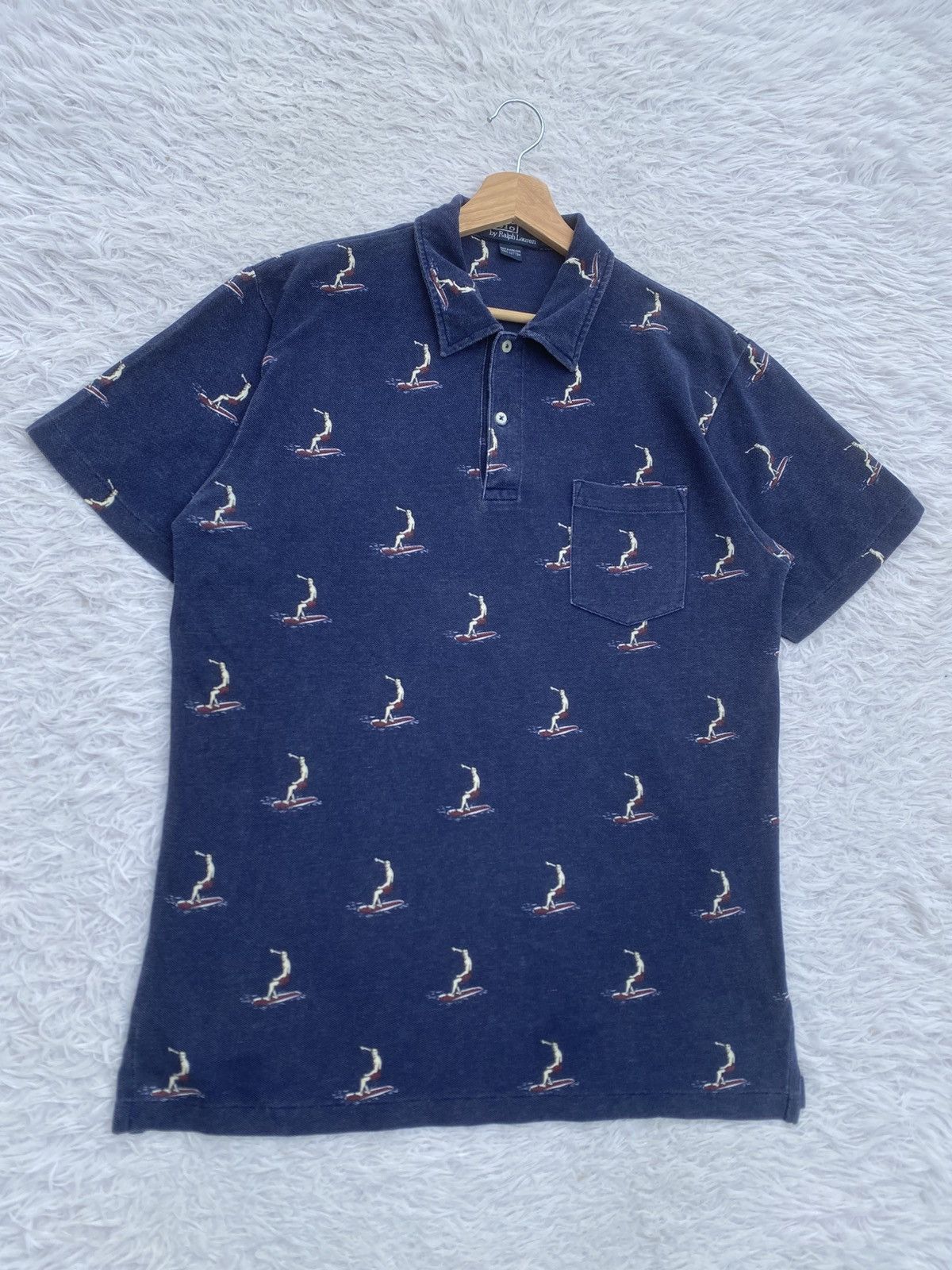 Polo Ralph Lauren Rare Vintage 1999 Polo Ralph Lauren Surfer Shirt Size US M / EU 48-50 / 2 - 3 Thumbnail