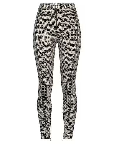 Balmain o1s1wg111225 Monogram Leggings in Black Size 27" / US 4 / IT 40 - 1 Thumbnail