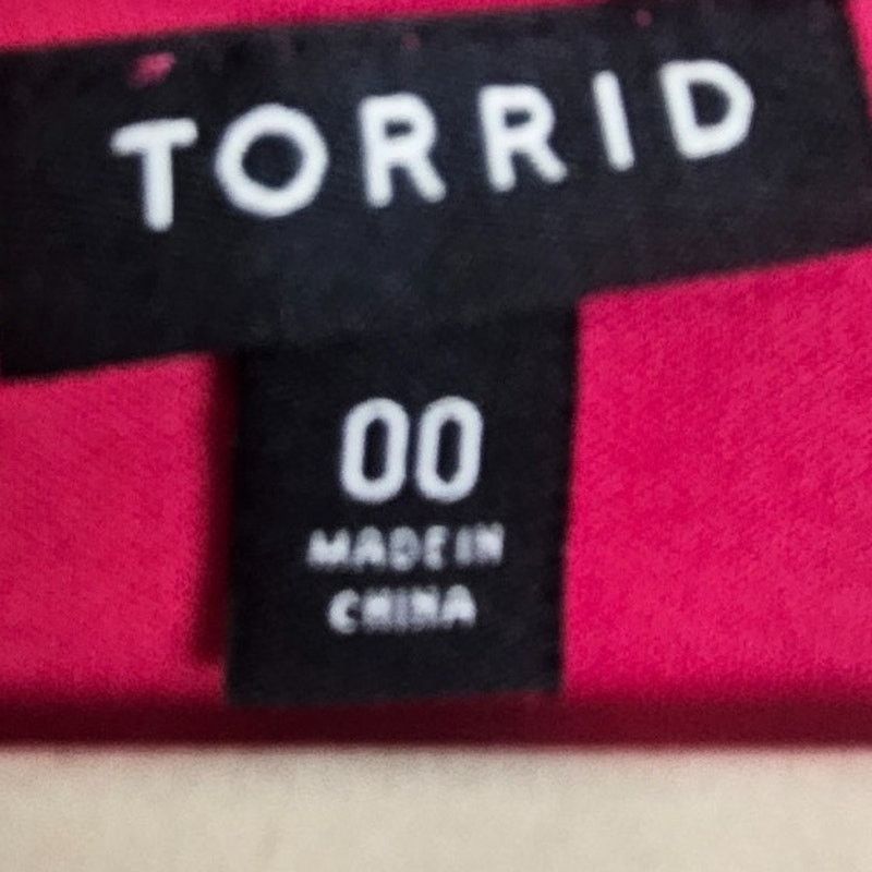 Torrid Torrid Womens Pleated Surplice Maxi Dress Plus 00X Wedding Size XXS / US 00 / IT 34 - 7 Thumbnail