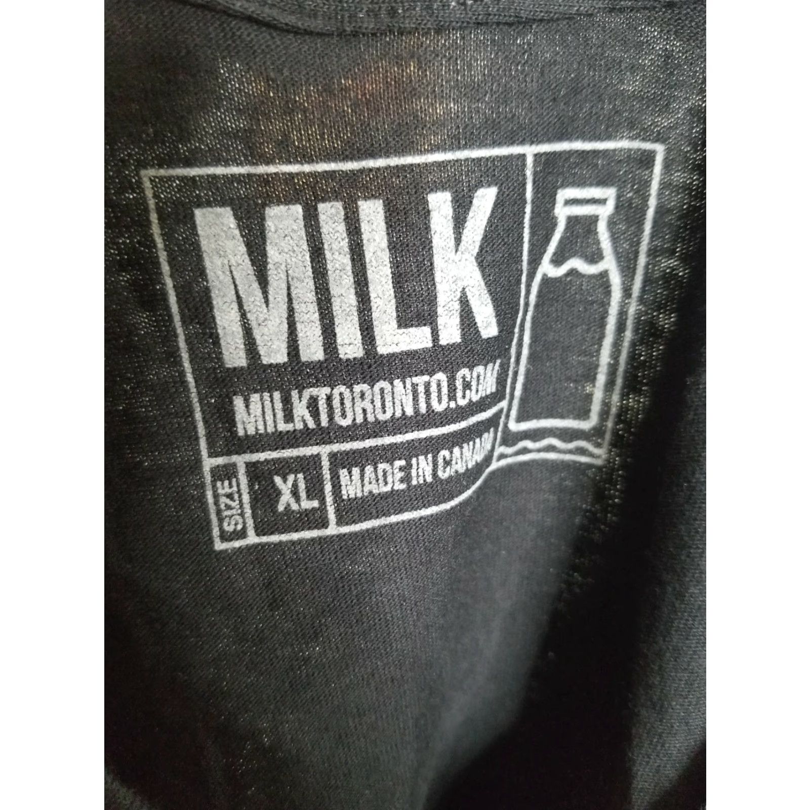 Vintage VINTAGE Milk Toronto Grave Digger Horror Movie T-Shirt Mens XL Black Graphic Tee Size US XL / EU 56 / 4 - 4 Thumbnail