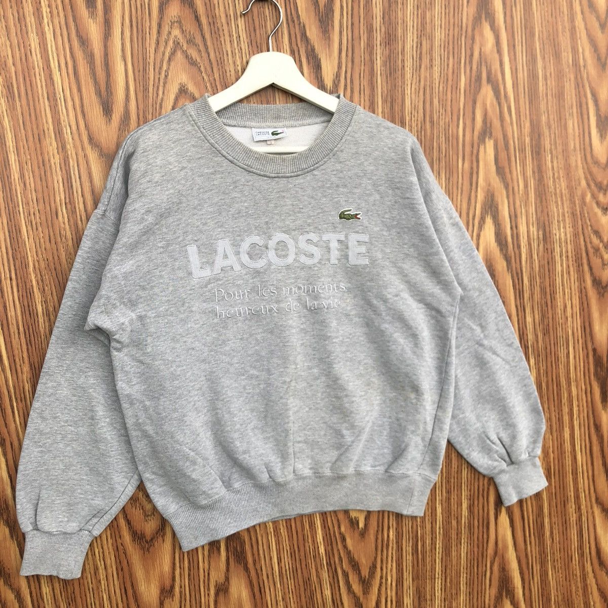Lacoste Vintage Lacoste Embroidered Sweatshirt Pullover Crewneck Size US M / EU 48-50 / 2 - 2 Thumbnail