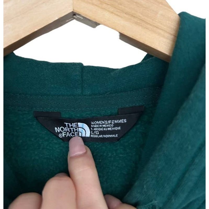 The North Face The North Face Green Gold Spell Out Hoodie Sz L Size L / US 10 / IT 46 - 3 Thumbnail