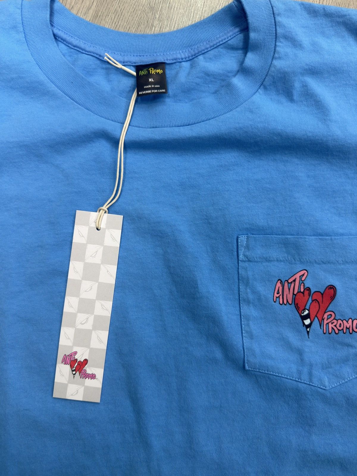Matty Boy Anti Promo T- Shirt Blue Size US XL / EU 56 / 4 - 4 Thumbnail