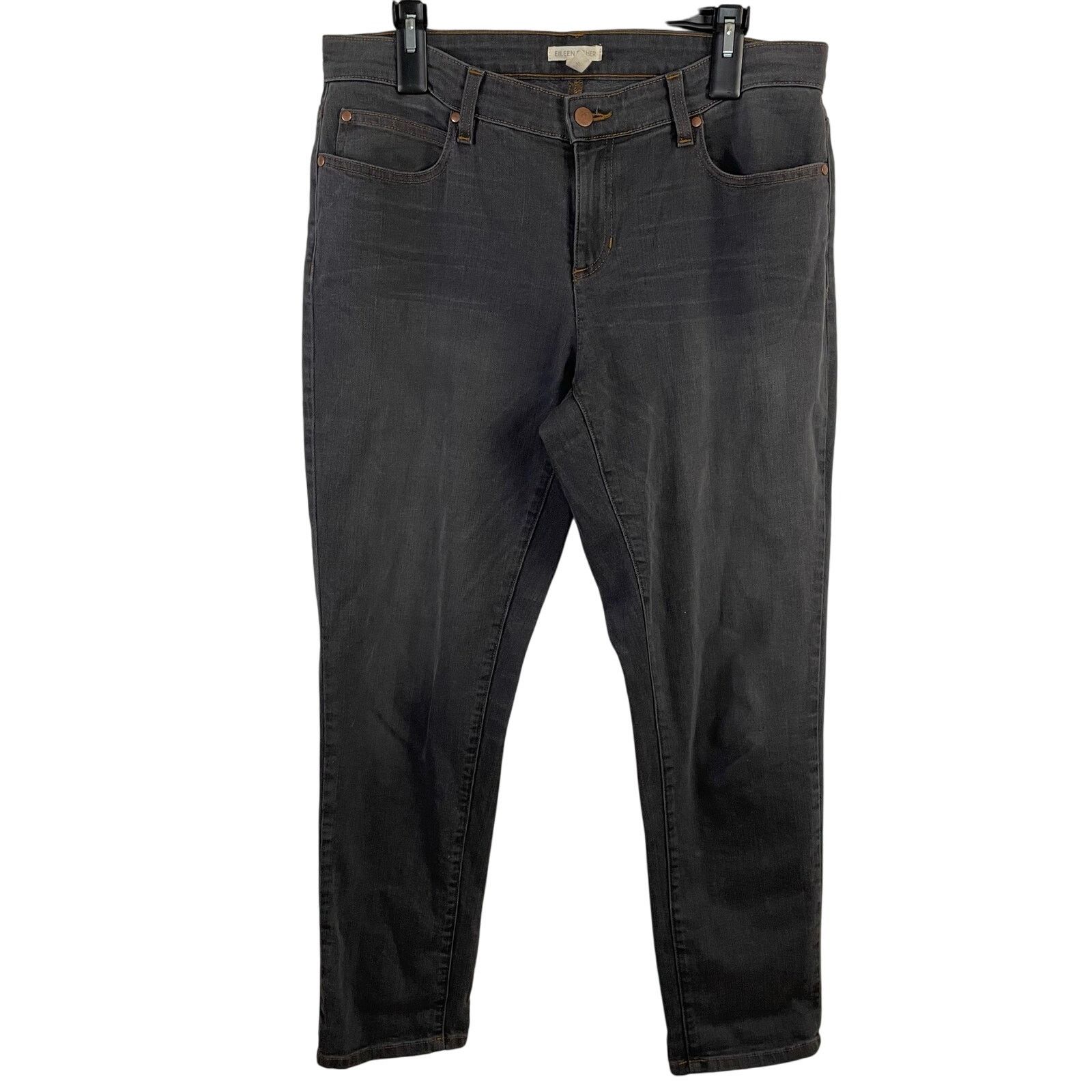 Eileen Fisher Eileen Fisher Grey Jeans 10 Women Denim Casual Straight Leg Size 32" / US 10 / IT 46 - 1 Thumbnail