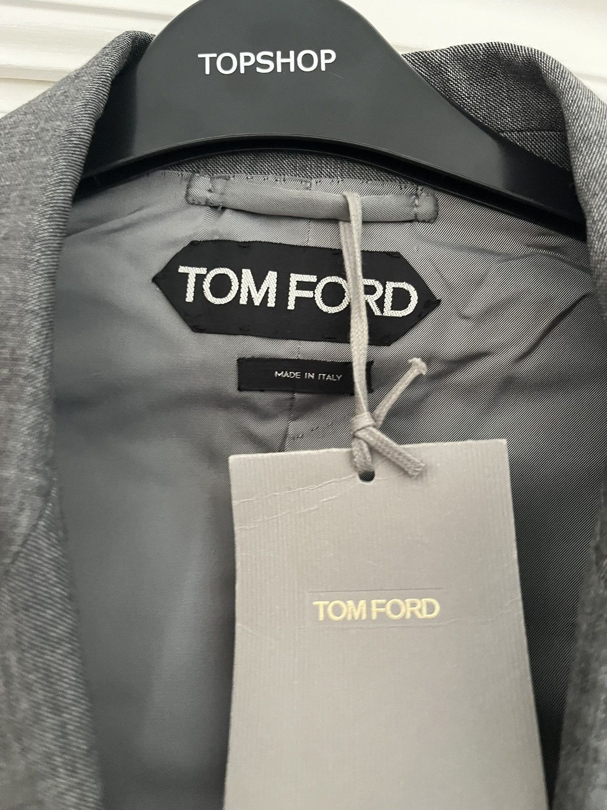 Tom Ford Tom Ford Grey wool blazer uk 38 it 48 Size 38R - 2 Thumbnail