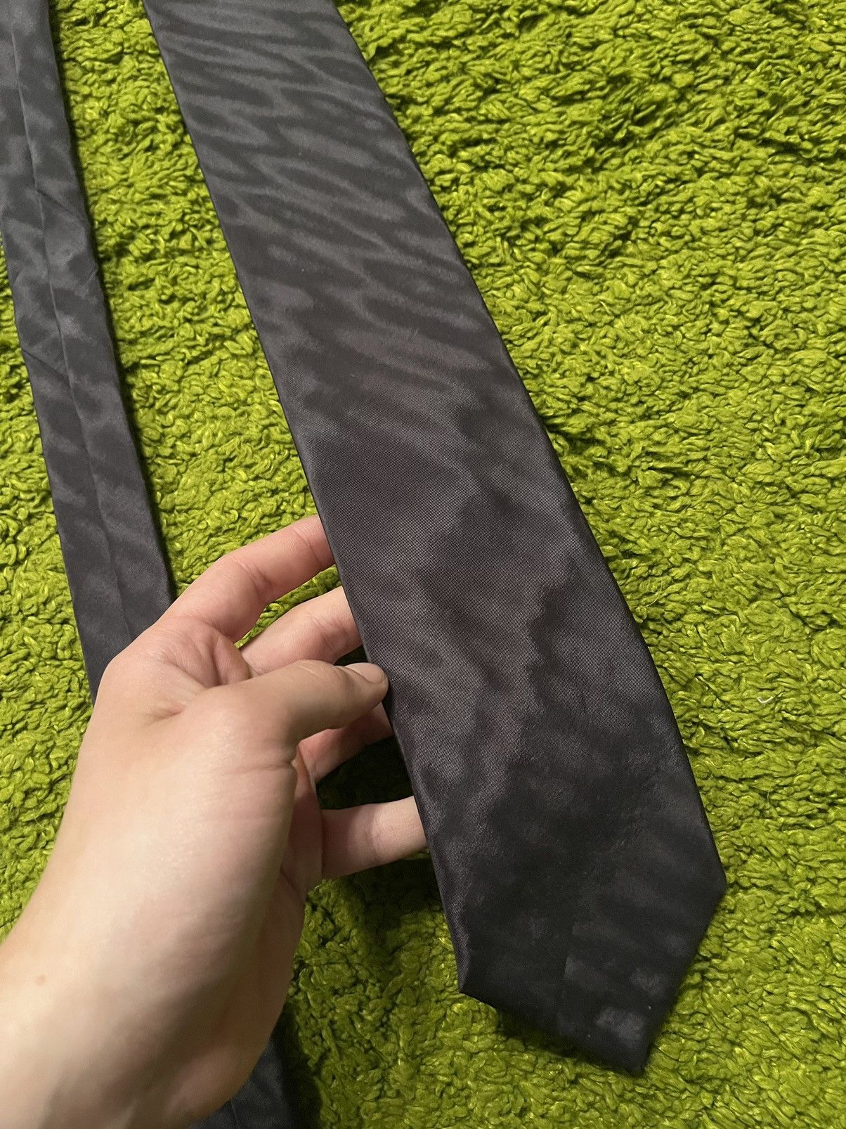 Gucci Gucci textured pattern luxury silk tie Size ONE SIZE - 4 Thumbnail