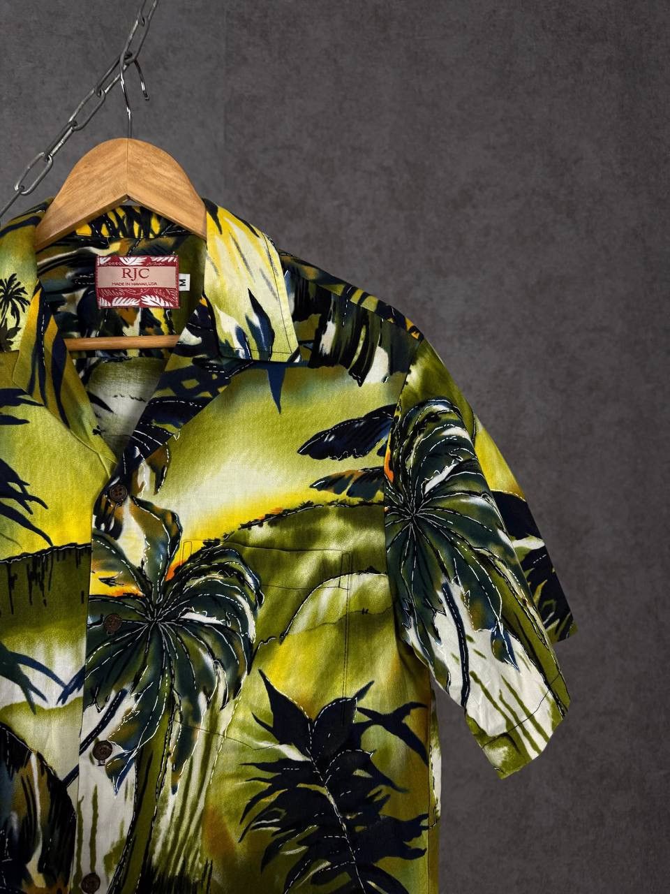 Vintage Hawaiian crazy art vintage made in USA shirt Size US M / EU 48-50 / 2 - 2 Thumbnail