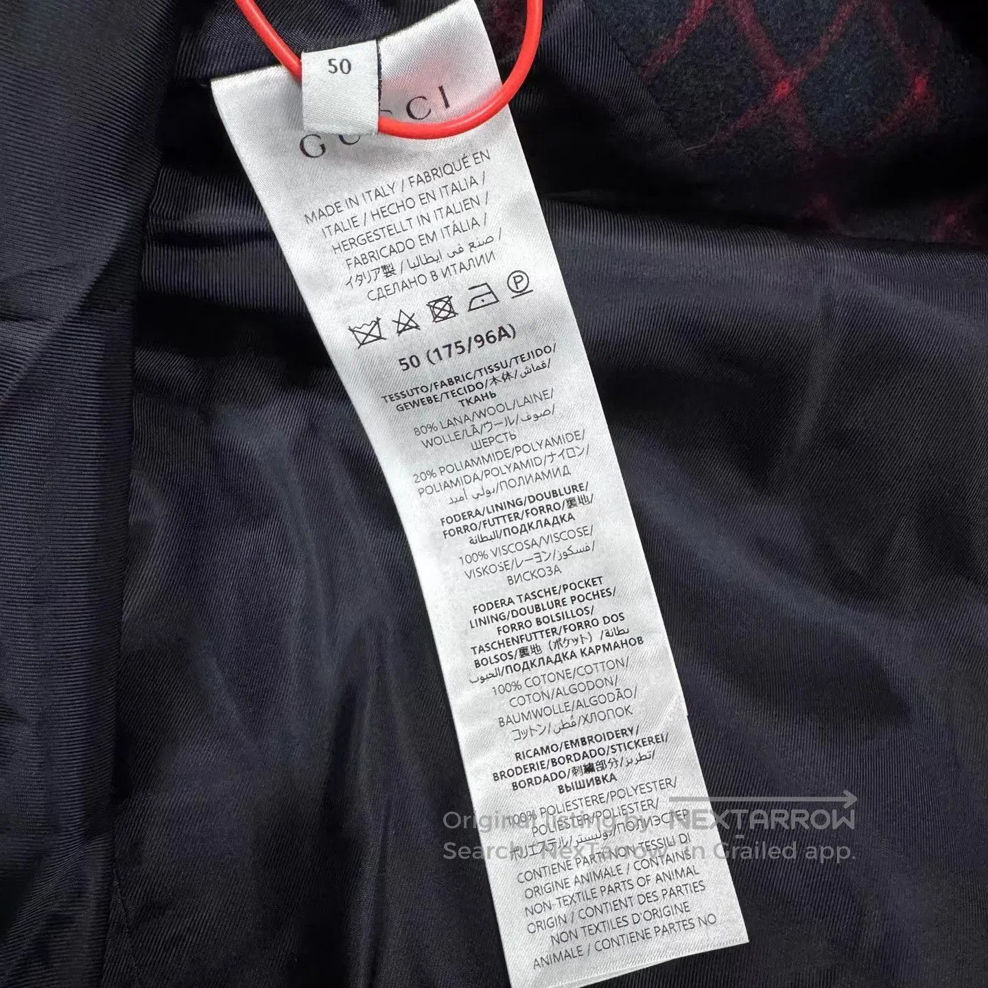 Gucci Multi Checkered Button-Front Light Jacket Size M. Size US M / EU 48-50 / 2 - 7 Thumbnail