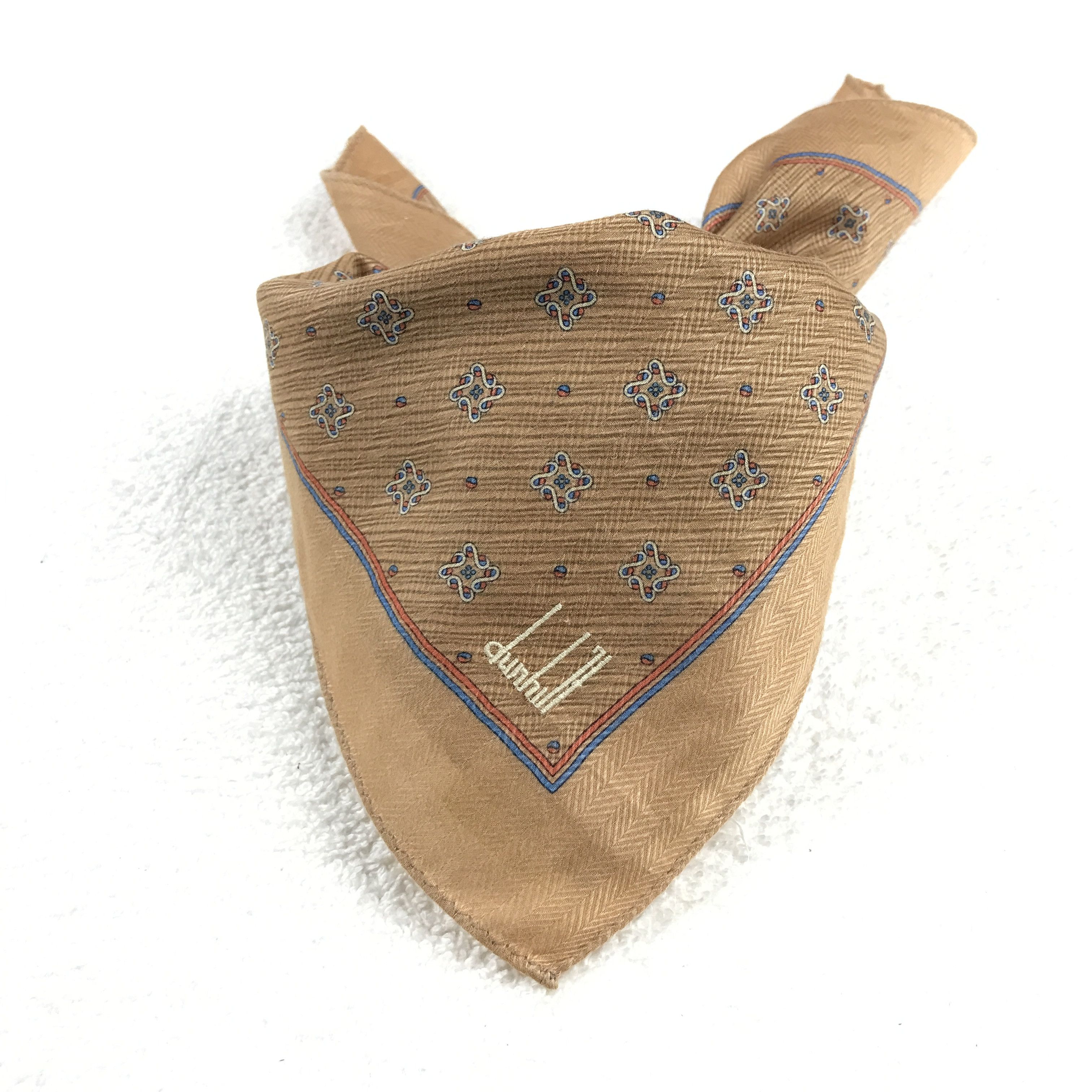 Alfred Dunhill × Designer × Vintage Vintage Dunhill Bandana Neckerchief Handkerchief Size ONE SIZE - 4 Thumbnail