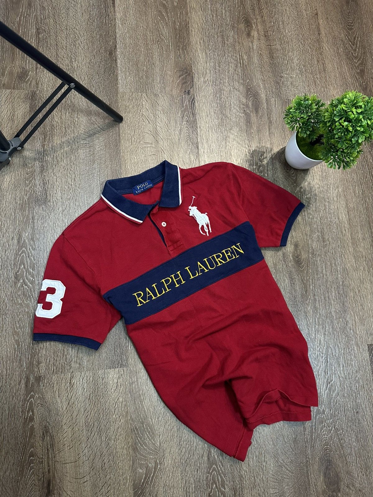 Polo Ralph Lauren Polo Ralph Lauren T-Shirt Big Logo Vintage Size US S / EU 44-46 / 1 - 1 Thumbnail