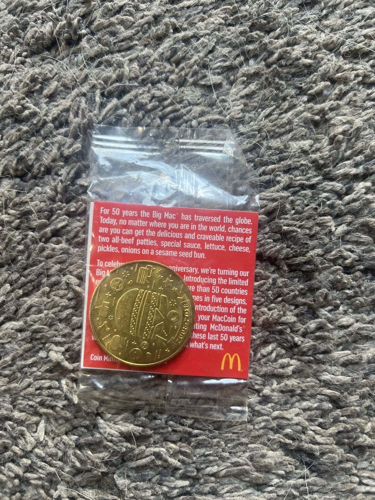 Hypebeast 2018 McDonald’s 50 Years Of Big Mac Coin Size ONE SIZE - 2 Thumbnail