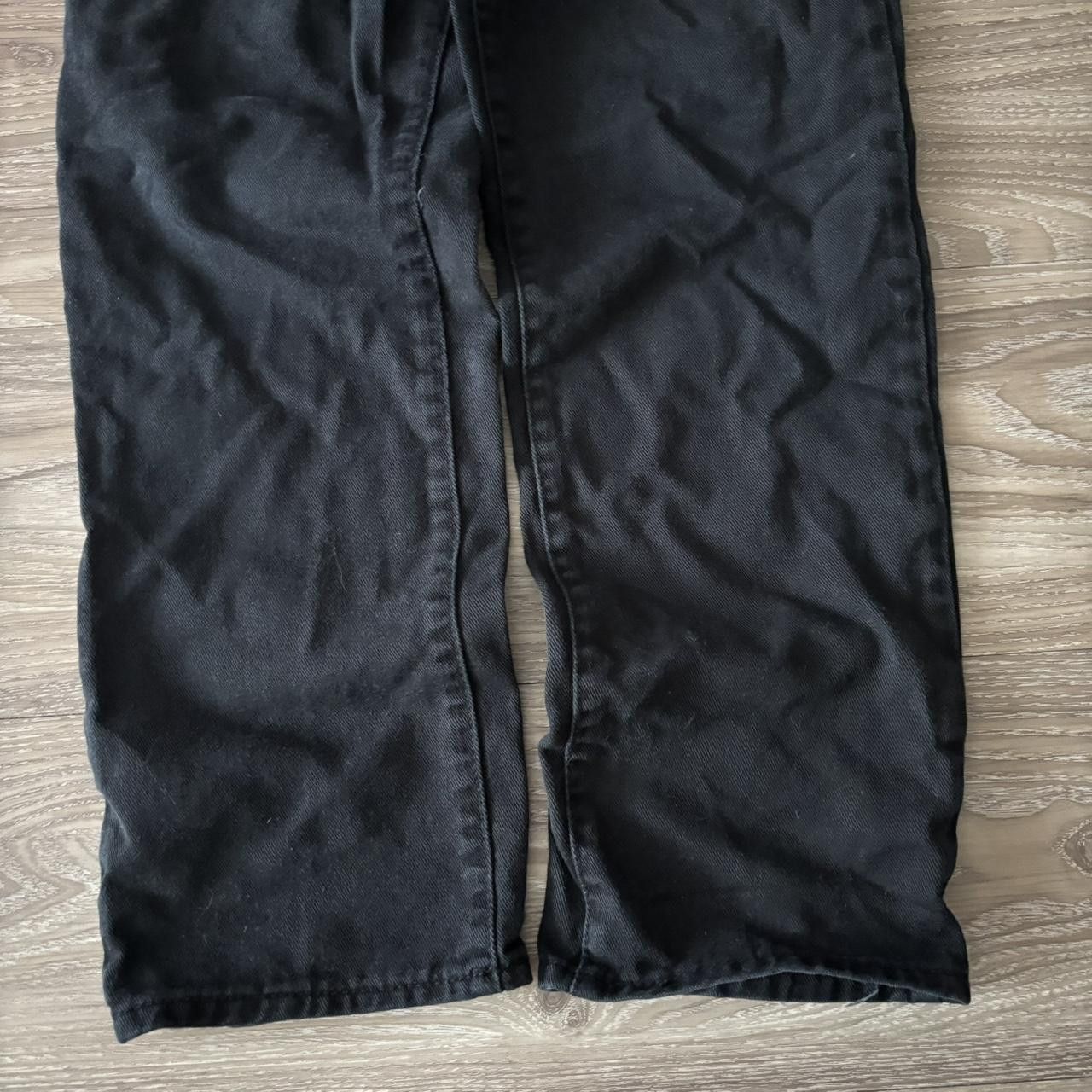 Vintage Crazy Vintage Y2K/2000s Grunge Black Skinny Denim Jeans! 32x29 Size US 32 / EU 48 - 6 Thumbnail
