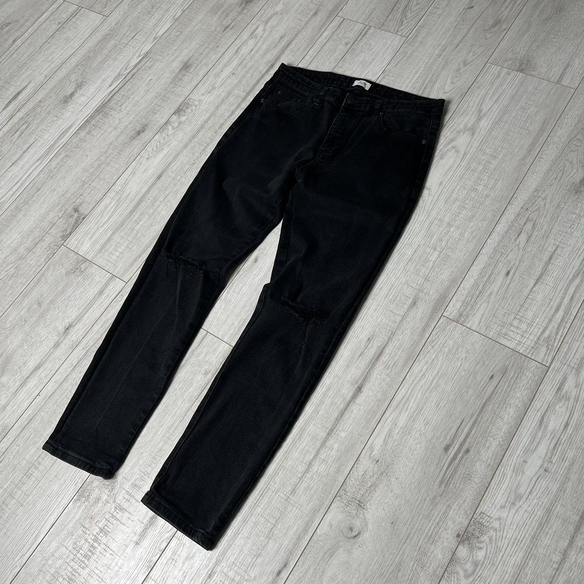 Celine Celine Knee Slit Ripped Jeans Size US 30 / EU 46 - 3 Thumbnail