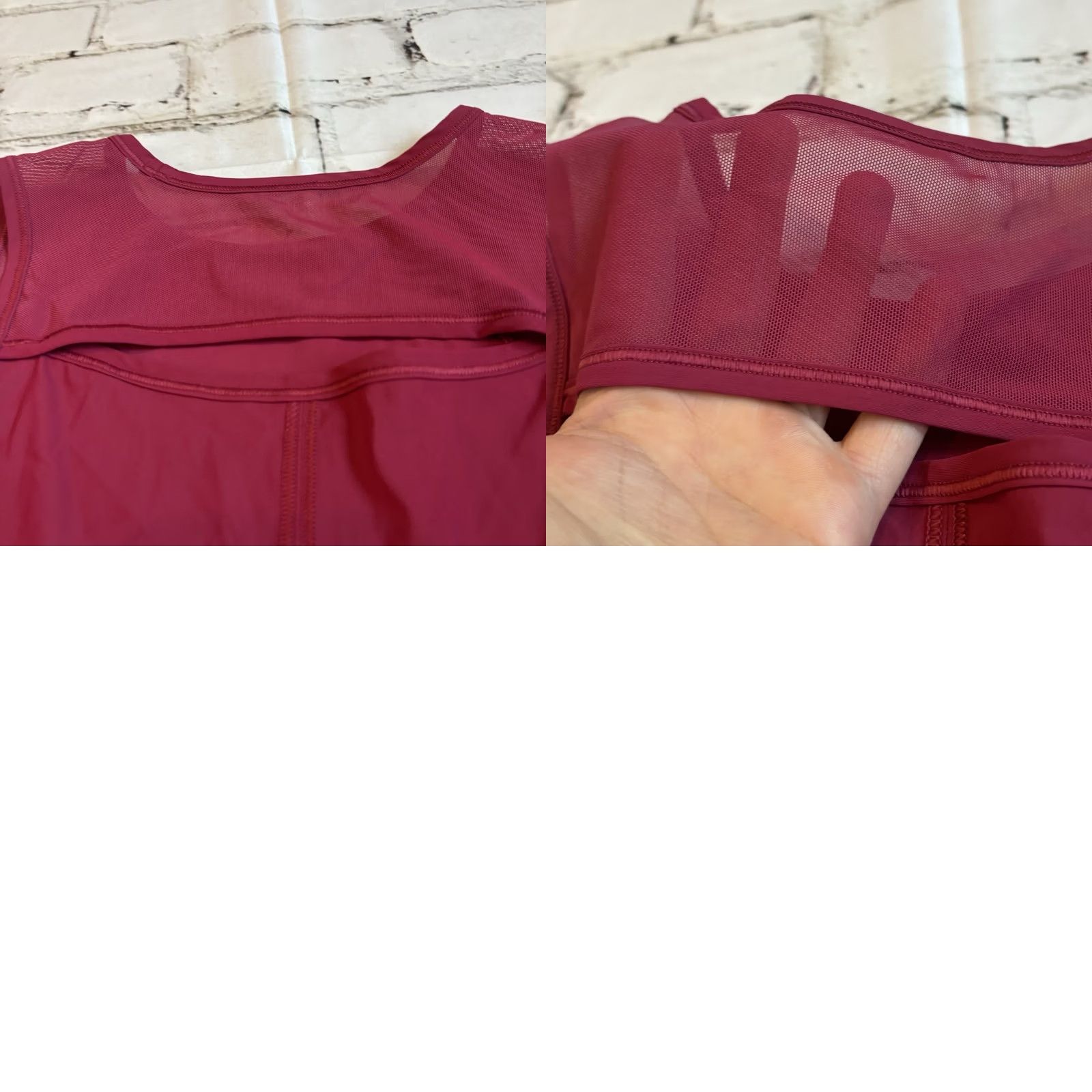 Lululemon Womens Lululemon Open Back Tank Sleeveless Shirt Merlot Red sz Small (4-6) Size S / US 4 / IT 40 - 8 Thumbnail
