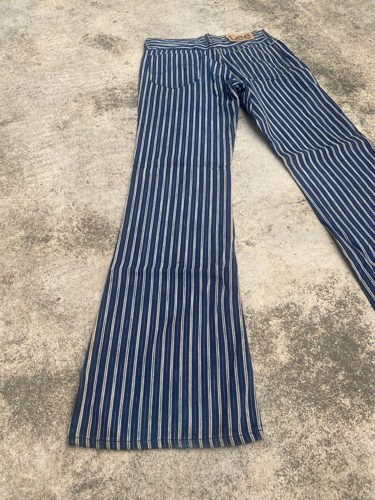 Lee × Vintage Vintage Flare Jeans Lee Hikory Sanforized Shrunk Size US 30 / EU 46 - 14 Thumbnail