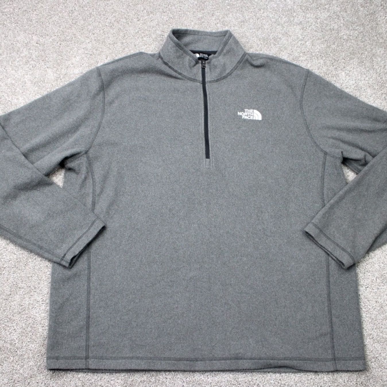 The North Face The North Face Sweatshirt Mens XL Gray Glacier Fleece 1/2 Zip L/S Pullover Size US XL / EU 56 / 4 - 2 Thumbnail