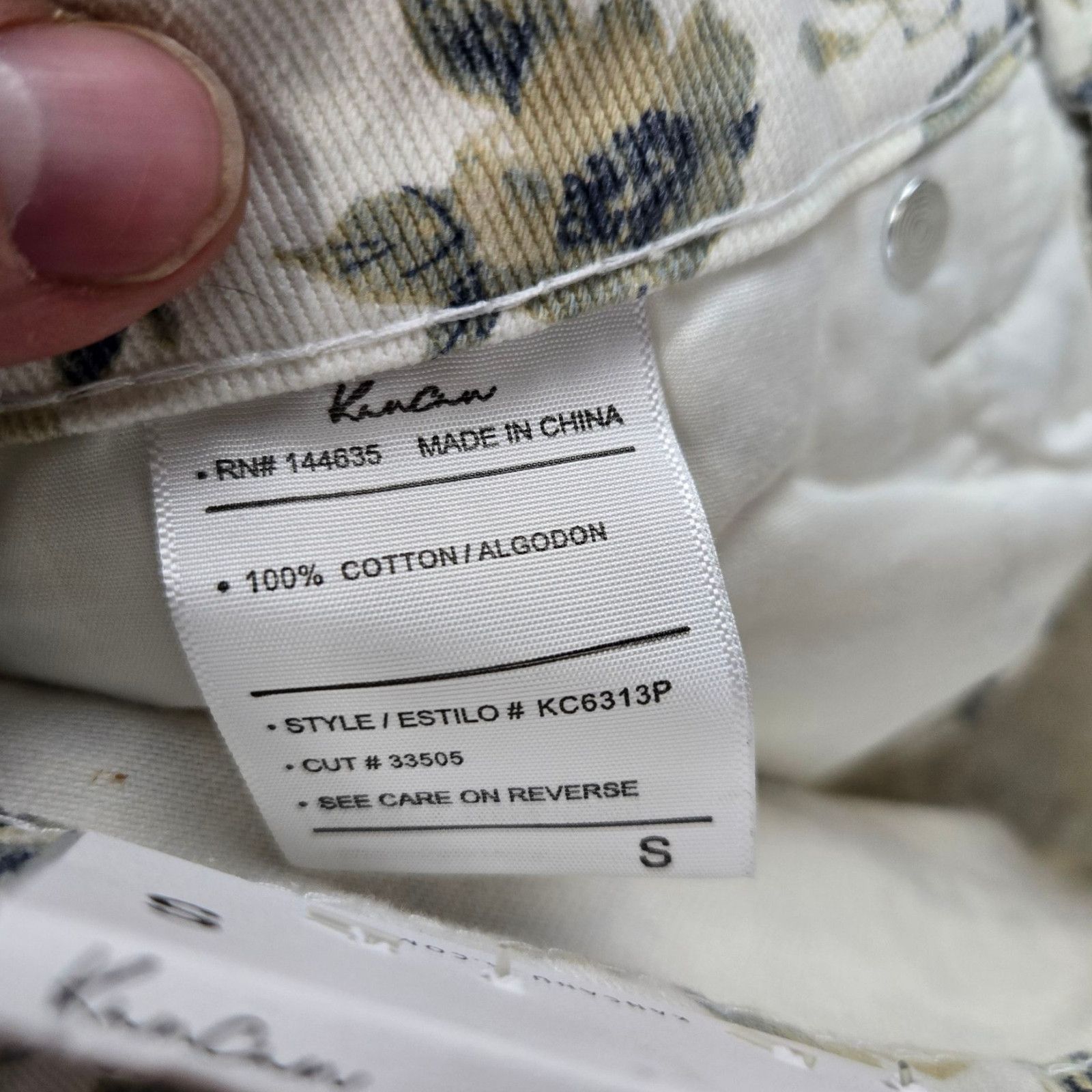 Other White Floral High Rise Distressed Denim Shorts Size Small Size 26" / US 2 / IT 38 - 8 Thumbnail