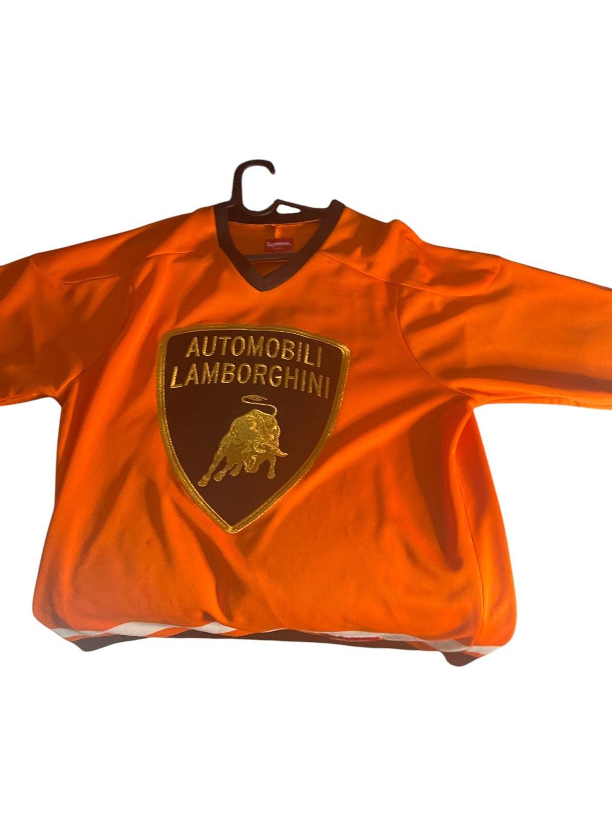 Supreme Supreme Lamborghini Hockey Jersey SS20 Orange Men's Large Size US L / EU 52-54 / 3 - 7 Thumbnail