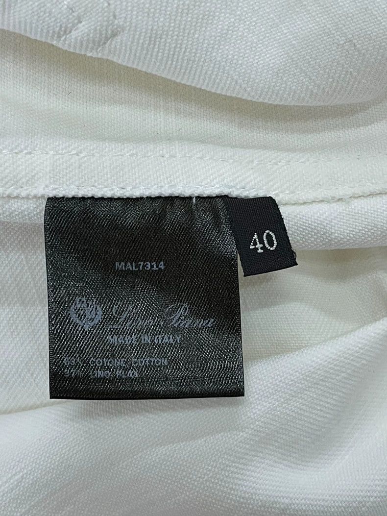 Loro Piana LORO PIANA size40 White pocket embroidered top Size M / US 6-8 / IT 42-44 - 5 Thumbnail