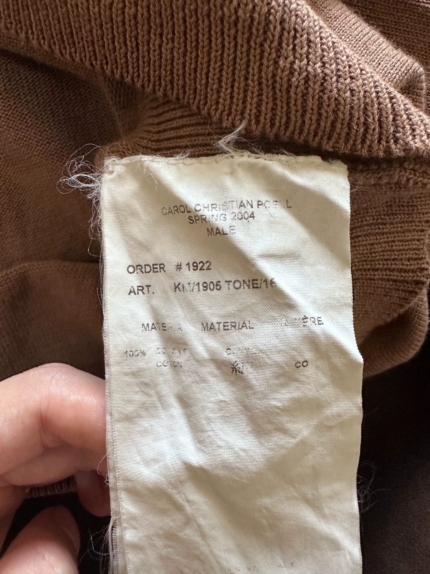 Carol Christian Poell Carol Christian Poell 04ss Vest Rare Archive Good Condition Size US M / EU 48-50 / 2 - 6 Thumbnail