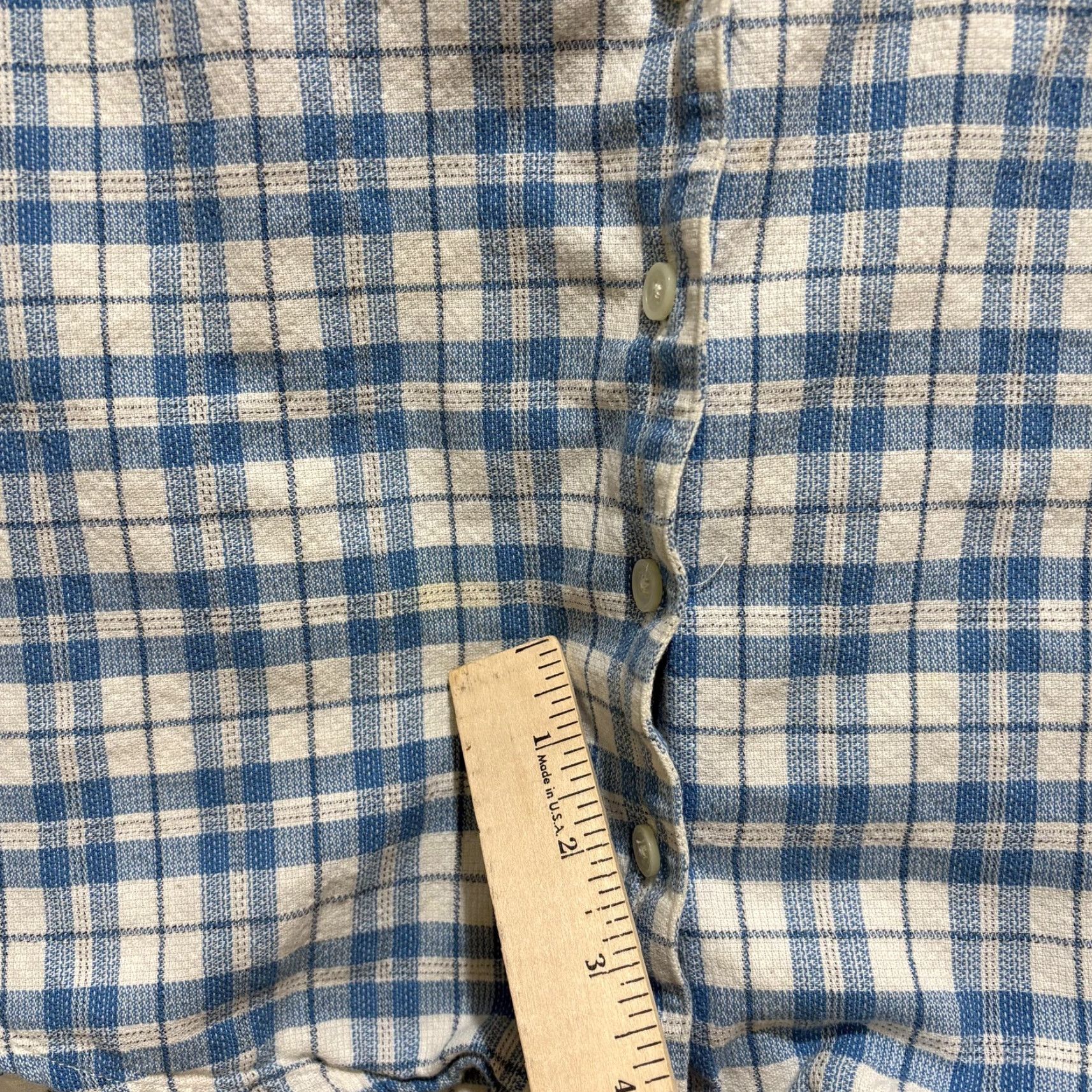 Eddie Bauer VINTAGE Eddie Bauer Shirt Petite M Blue White Plaid Button Front Top 90s Womens Cute Preppy Casual Size M / US 6-8 / IT 42-44 - 4 Thumbnail