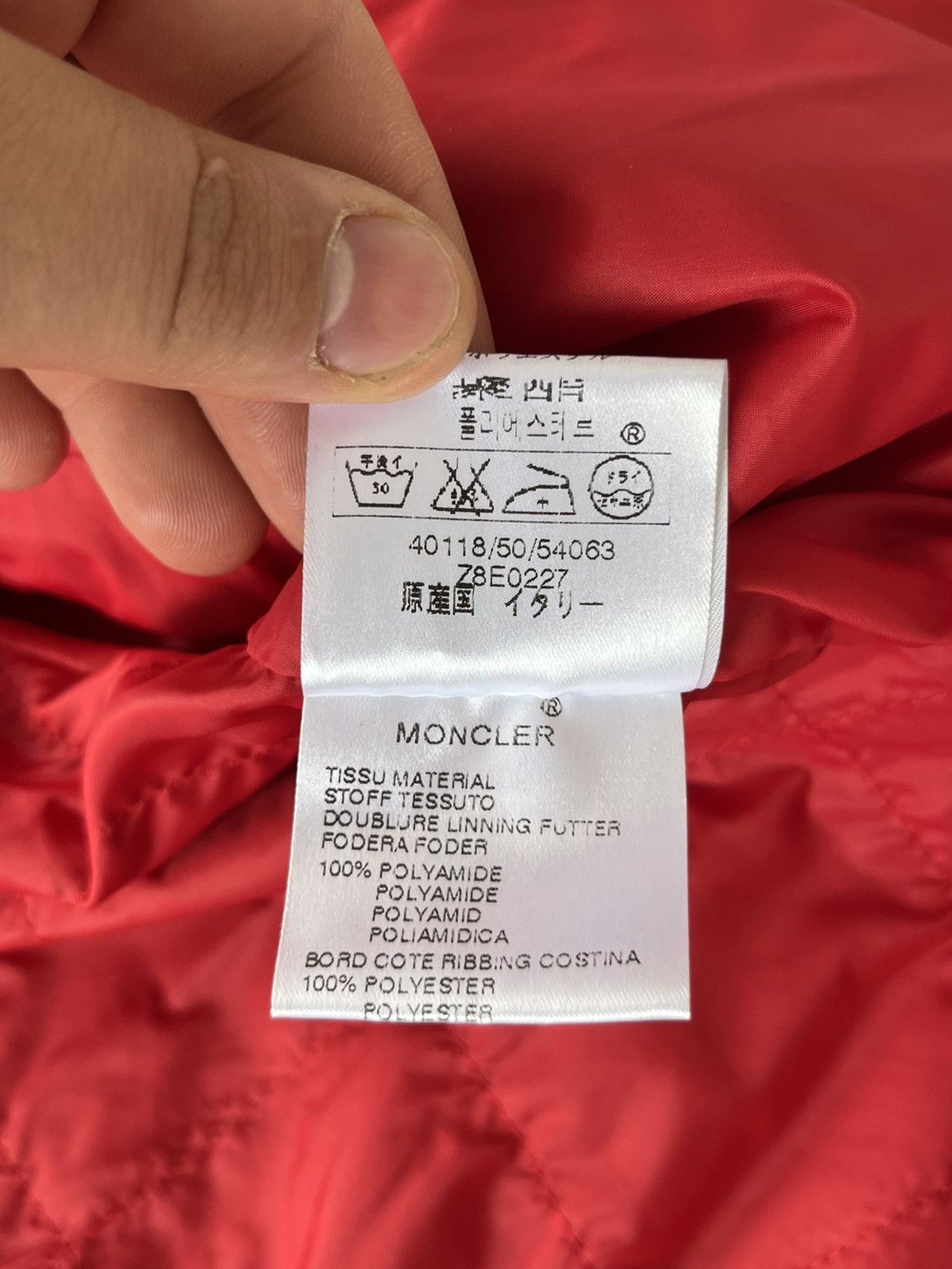 Moncler Vintage Luxury Light Jacket Moncler Canvas Big logo ❗️ Size US M / EU 48-50 / 2 - 13 Thumbnail