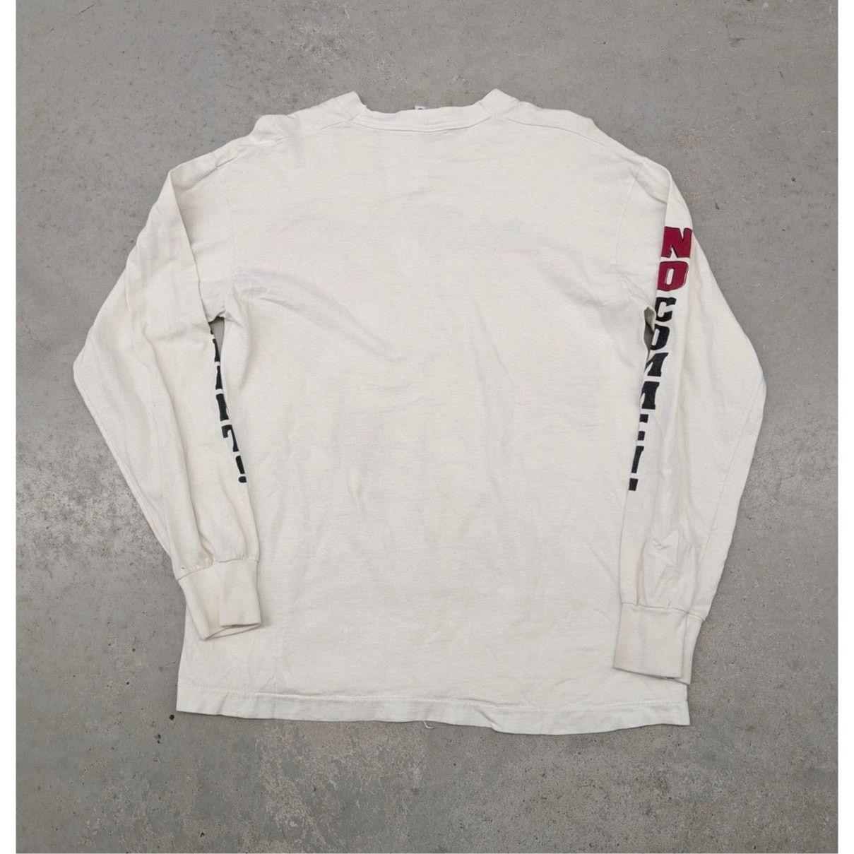 Cartoon Network × Vintage Vintage Looney Tunes Taz "No Comment" long sleeve shirt Size US M / EU 48-50 / 2 - 2 Thumbnail