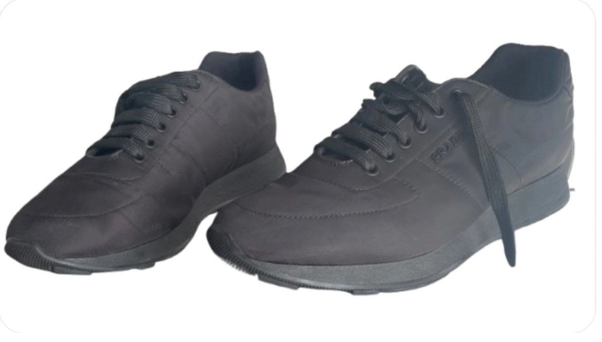 Prada Nylon Piuma 2020/21 Sneakers – Black – UK US