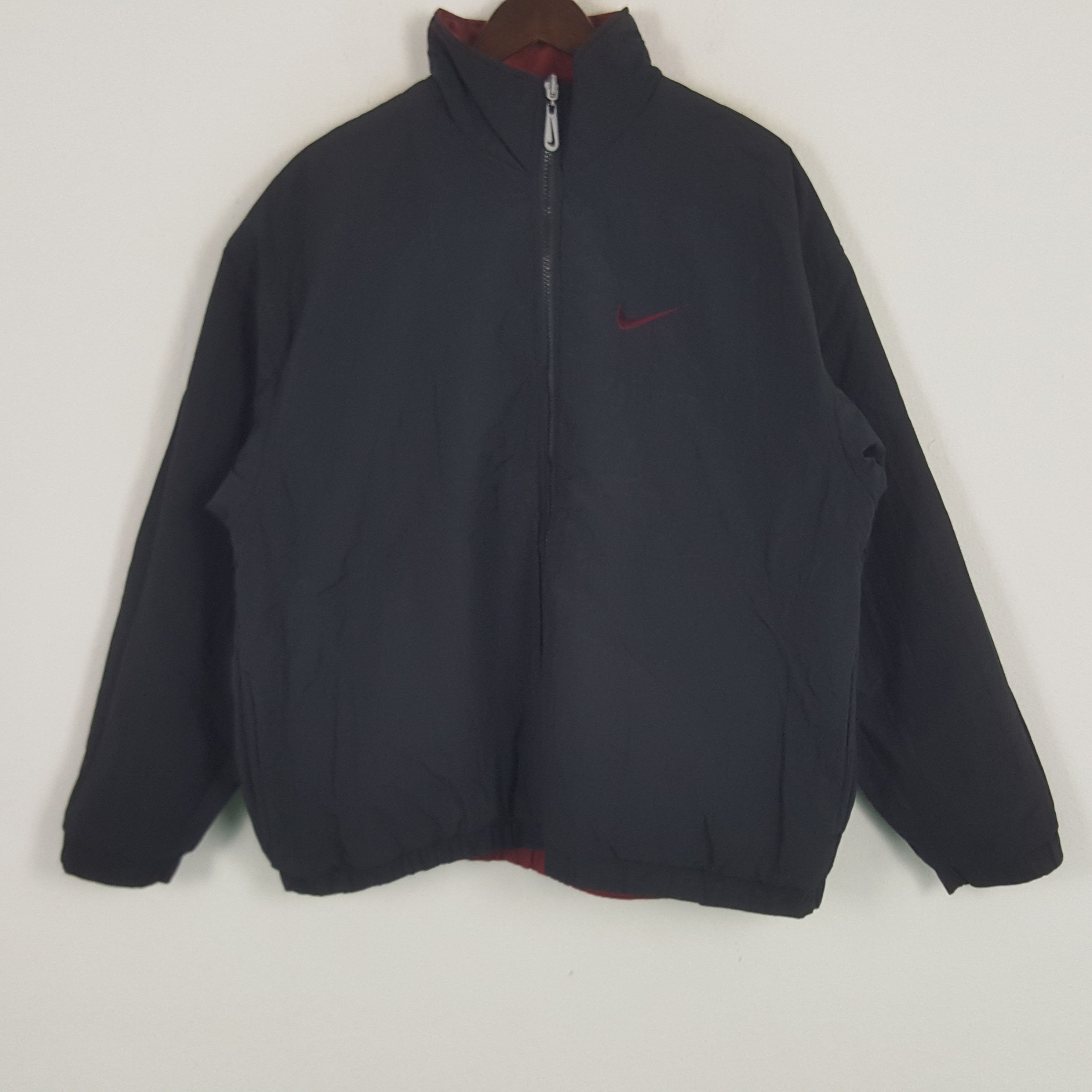 Nike × Vintage Vintage Nike Embroidery Swoosh Reversible Jacket Size US M / EU 48-50 / 2 - 5 Thumbnail