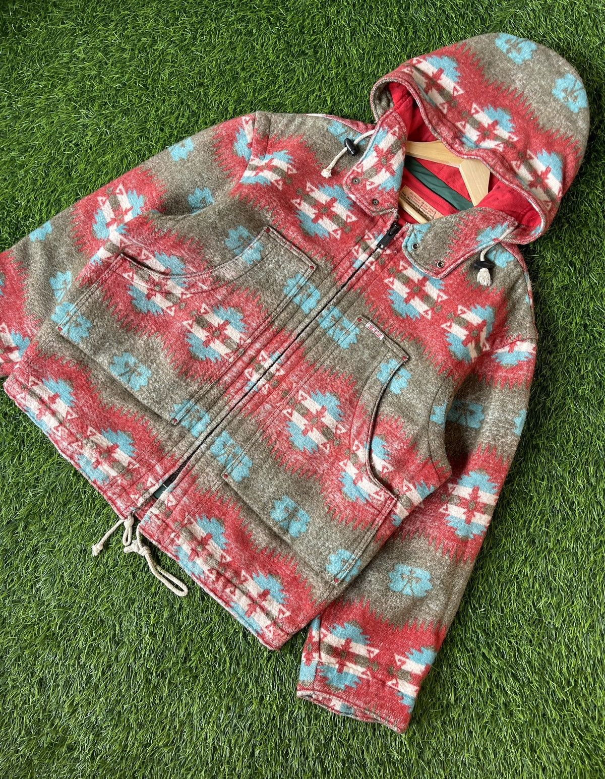 Vintage Very Rare🔥Vtg 60s/70s Rna Inc Native Navajo Heavy Jacket Size US XL / EU 56 / 4 - 13 Thumbnail