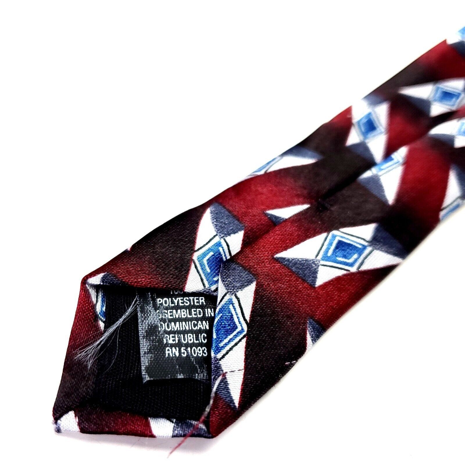 Puritan Puritan Red Silk Tie Print Short Motif Size ONE SIZE - 5 Thumbnail