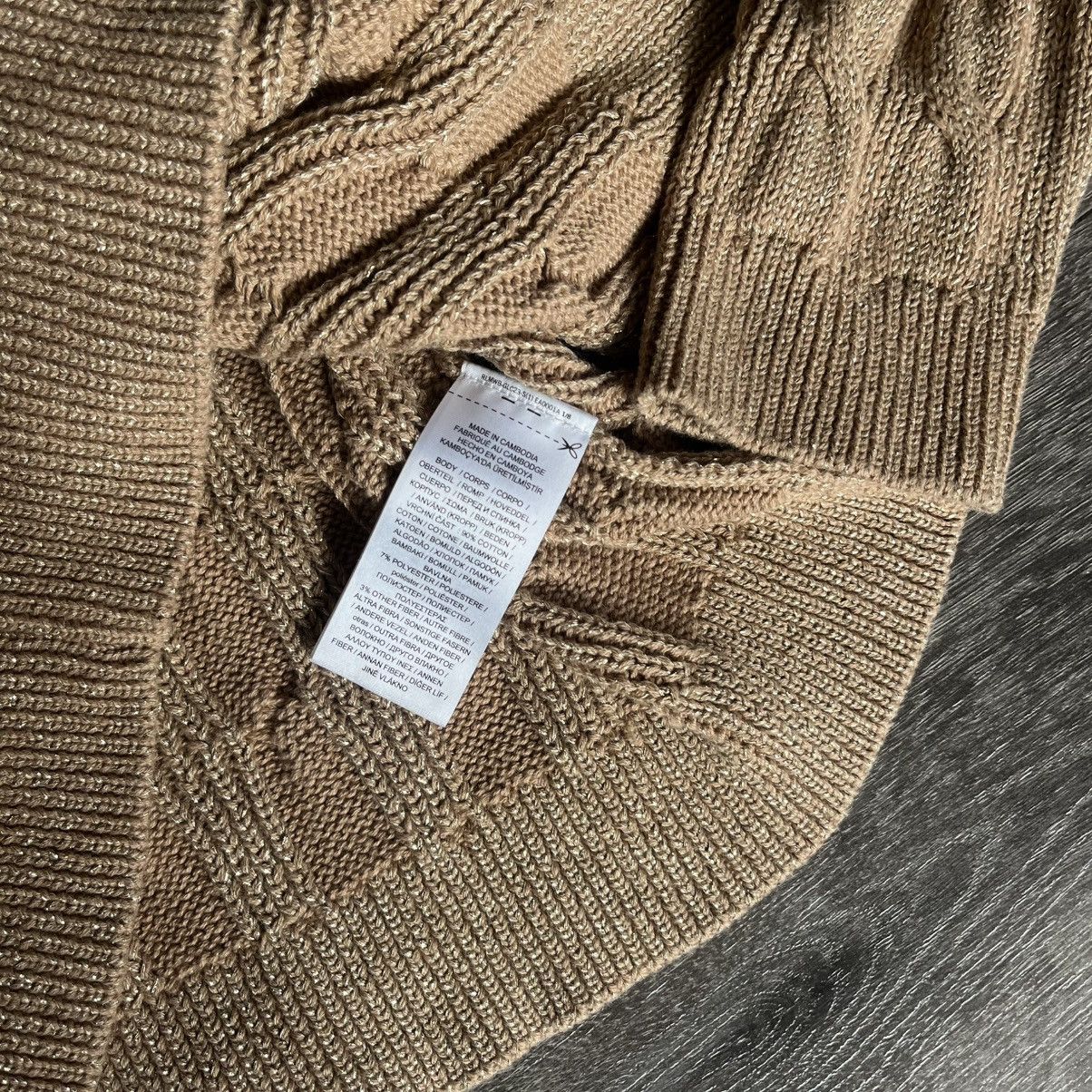 Lauren Ralph Lauren Lauren Ralph Lauren Black Label Gold Rope Cable Knit Sweater Size L / US 10 / IT 46 - 7 Thumbnail