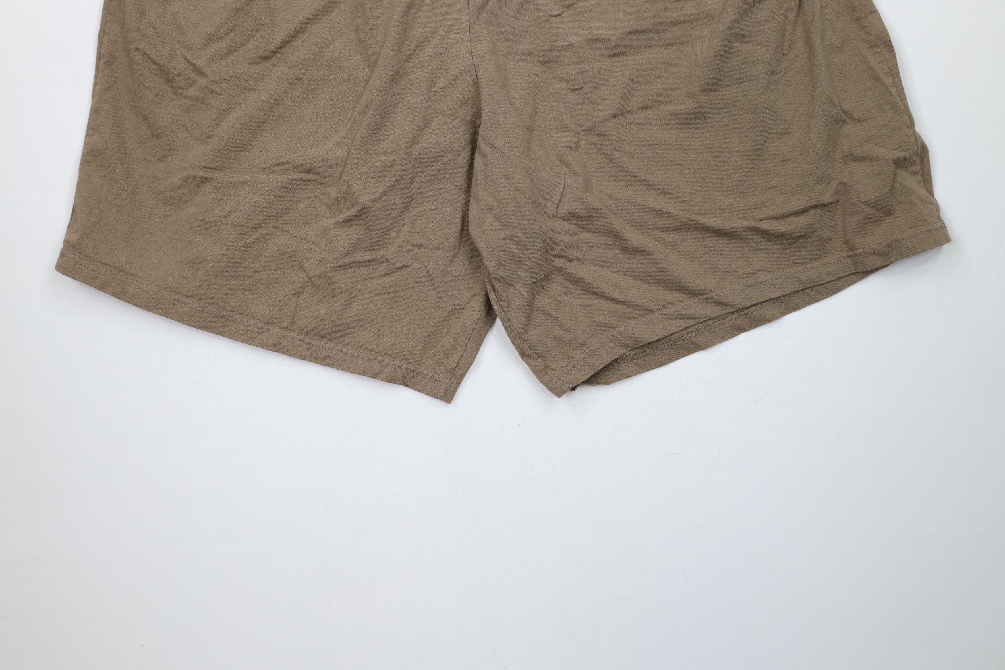 Vintage Vintage 90s Y2K Streetwear Cotton Above Knee Shorts Khaki Size US 40 / EU 56 - 4 Thumbnail