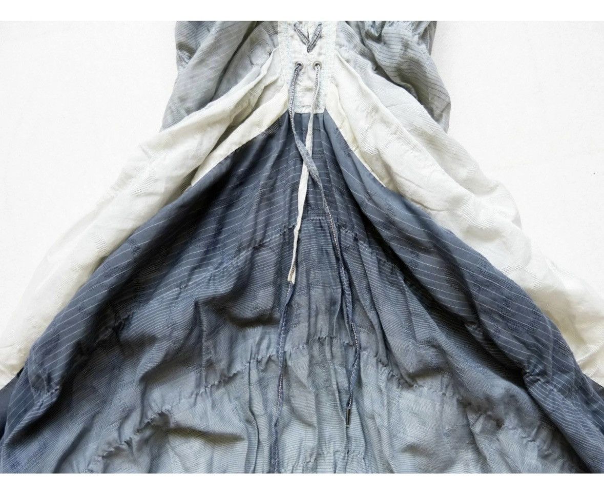 Marithe + Francois Girbaud MARITHÉ & FRANÇOIS GIRBAUD puffy midi dress blue and white Size M / US 6-8 / IT 42-44 - 3 Thumbnail
