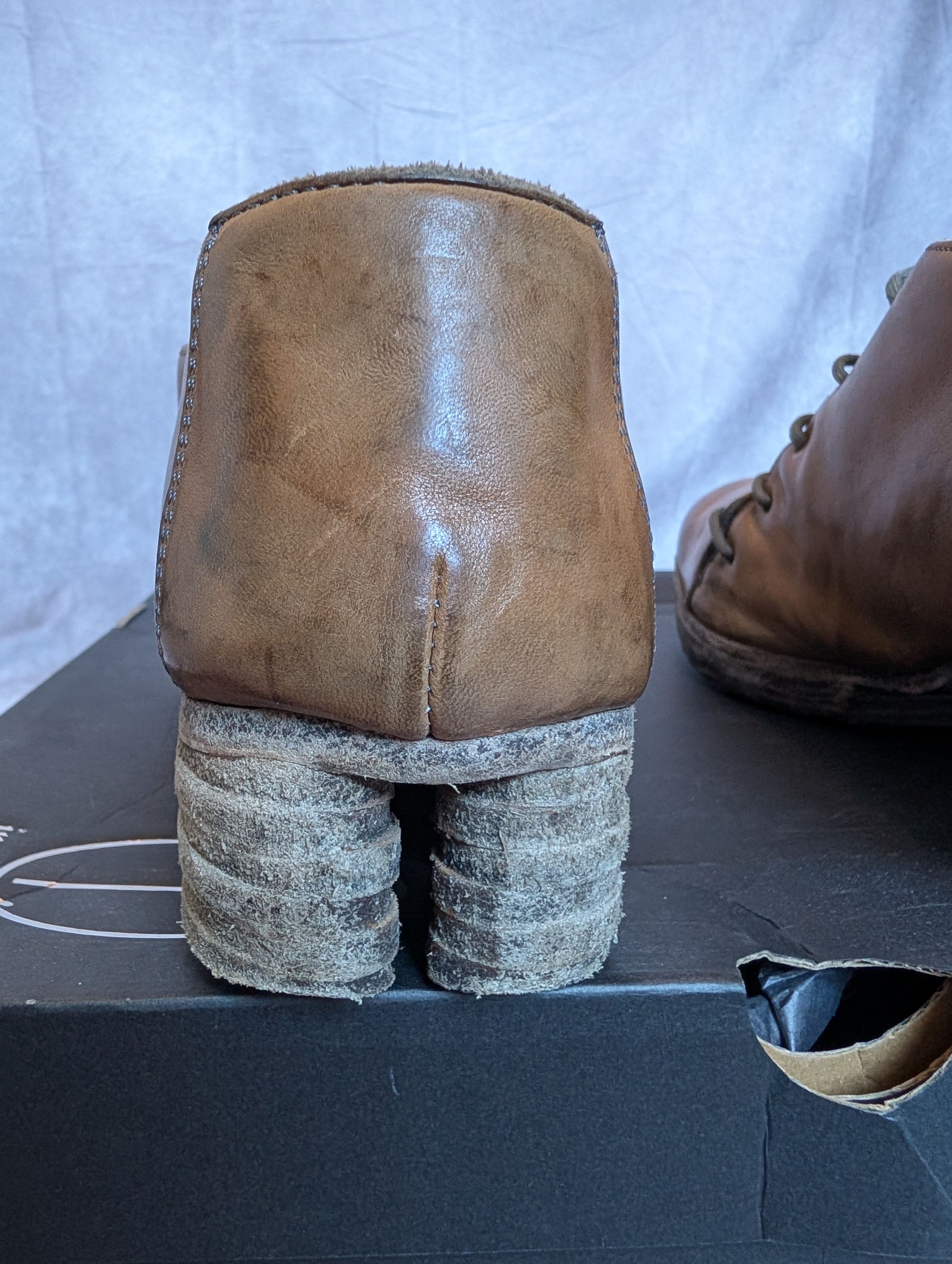 Devoa hoof heel horse leather derby Size US 9 / EU 42 - 5 Thumbnail