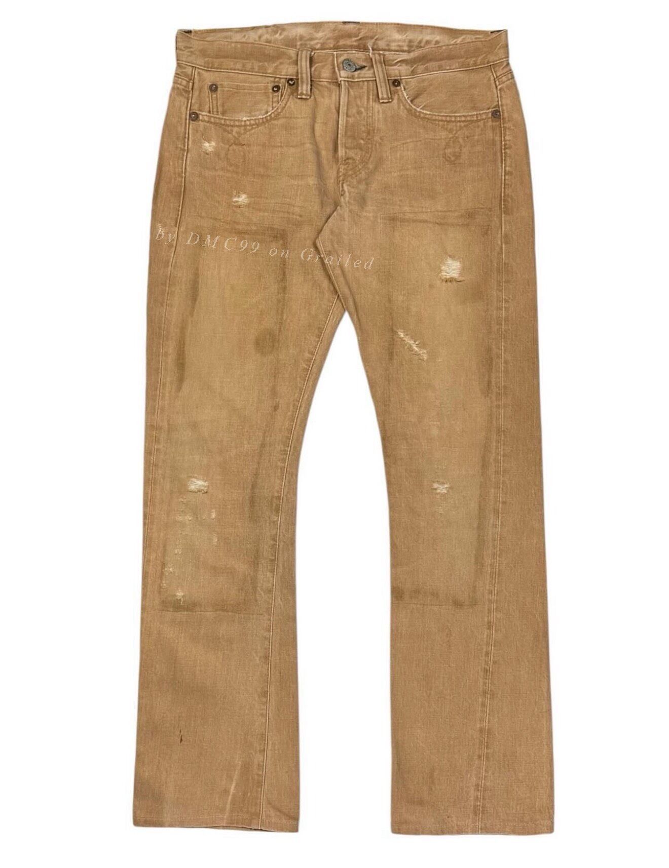 Vintage Vintage Double RL Selvedge Denim Bootcut Jeans Size US 30 / EU 46 - 1 Thumbnail