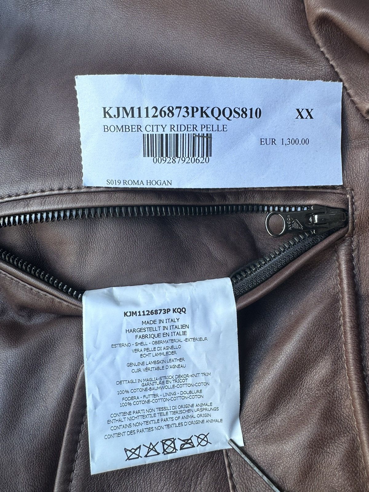 Hogan Hogan Leather Jacket Size US XXL / EU 58 / 5 - 15 Thumbnail