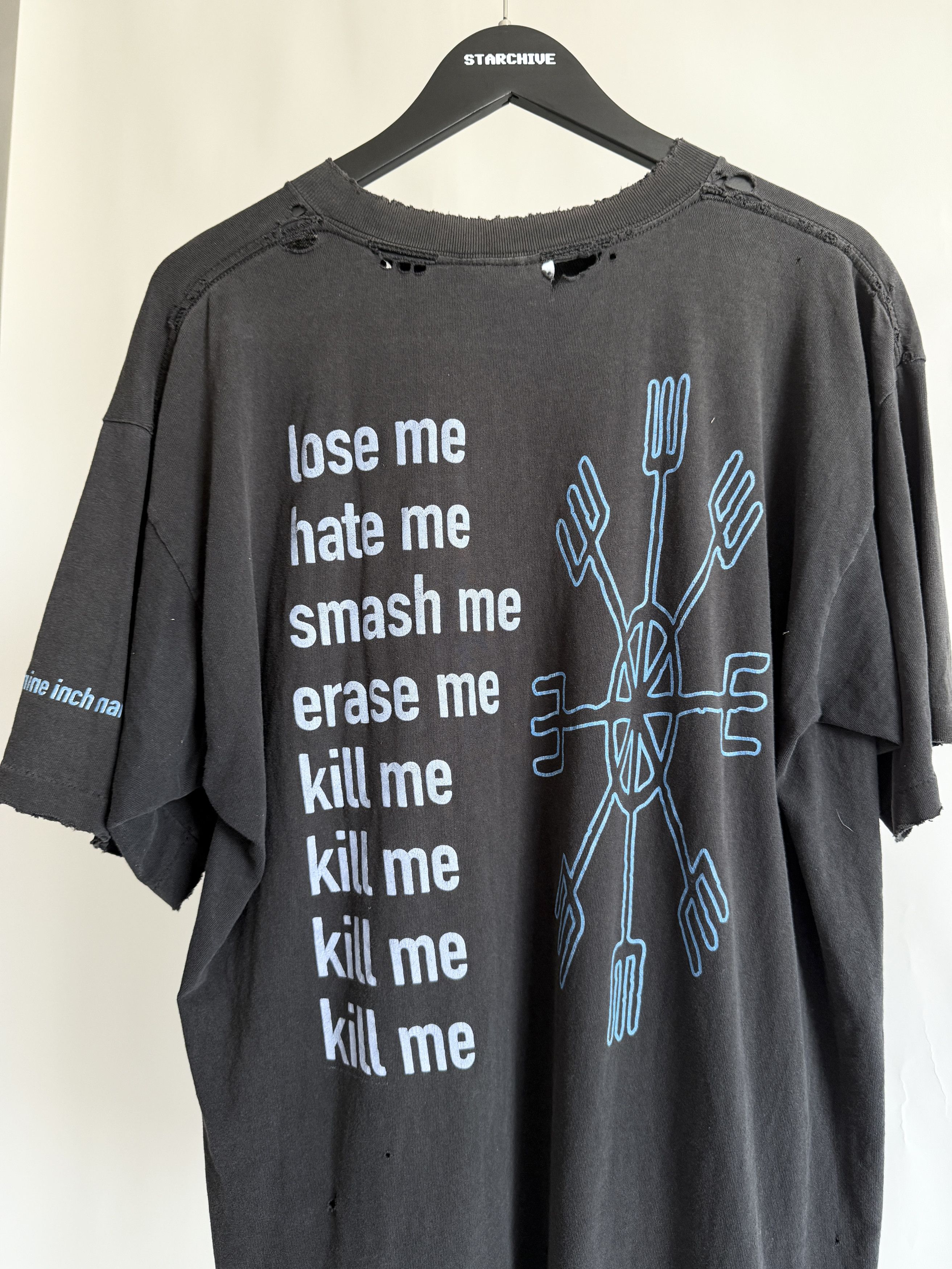 Vintage Nine Inch Nails Eraser Size US XL / EU 56 / 4 - 4 Thumbnail