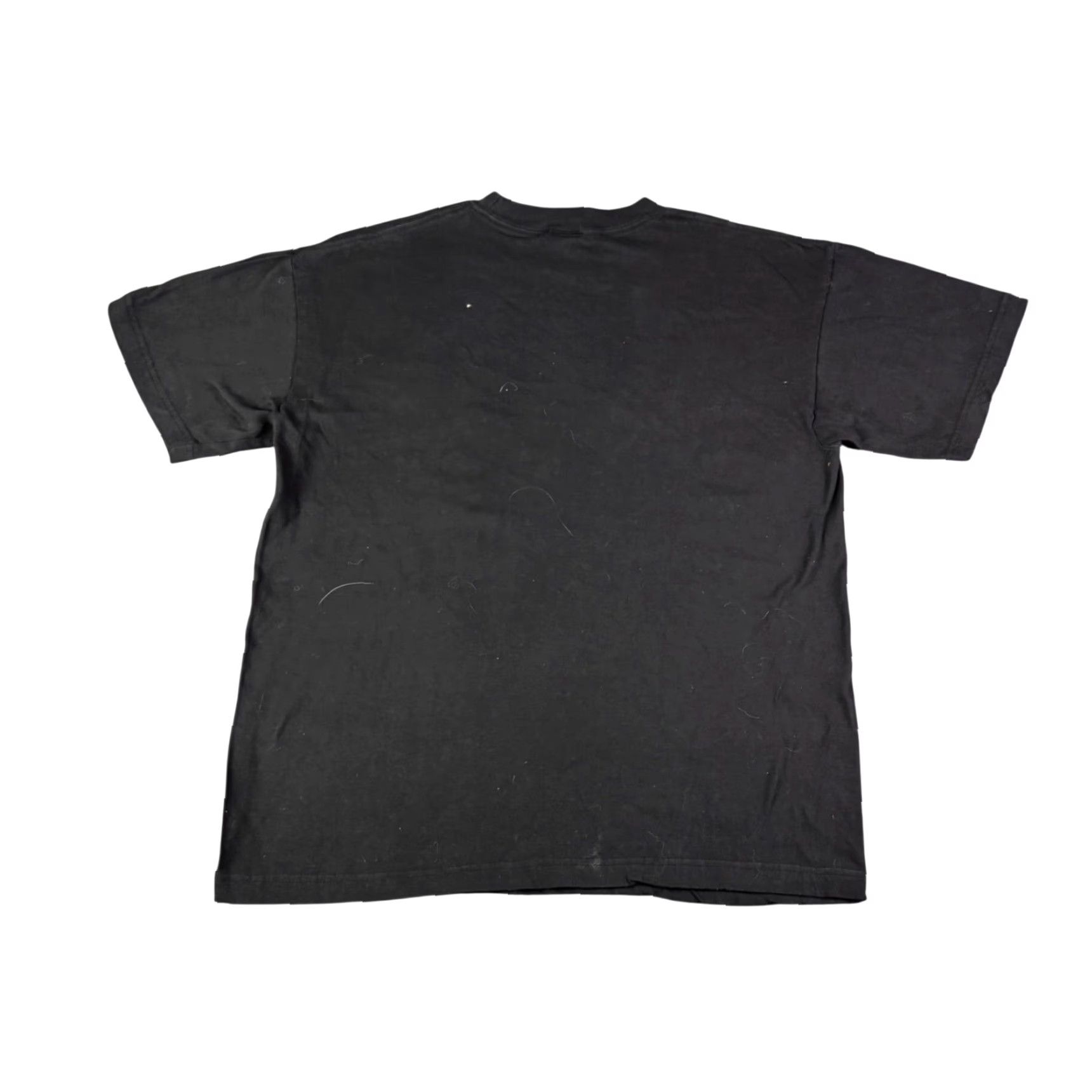 Vintage VINTAGE Thunder Sportswear T Shirt Black XL Mens Crew Neck Short Sleeve Retro Graphic Print 1990s Eagles Stars Military Size US XL / EU 56 / 4 - 2 Thumbnail