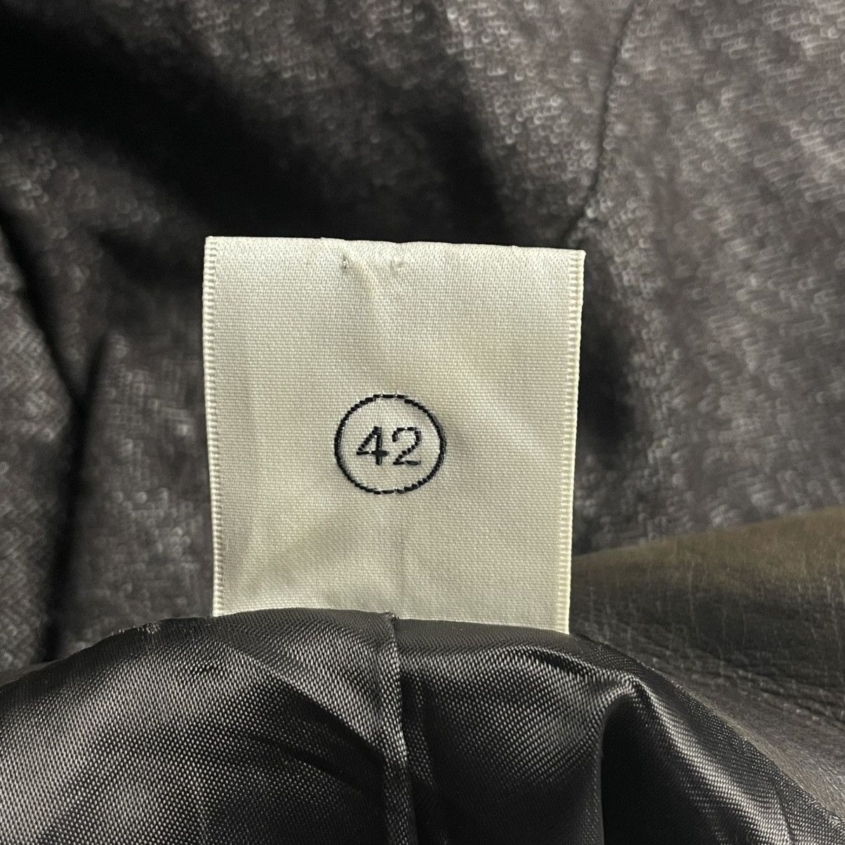 Krizia Uomo 🇯🇵 KRIZIA SHEEPSKIN COLLAR WOOL BLEND JACKET Size US XS / EU 42 / 0 - 21 Thumbnail