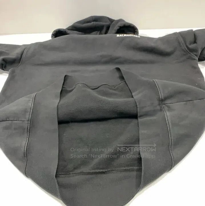 Balenciaga Balenciaga Logo Embroidered Black Hoodie. Size US XS / EU 42 / 0 - 3 Thumbnail