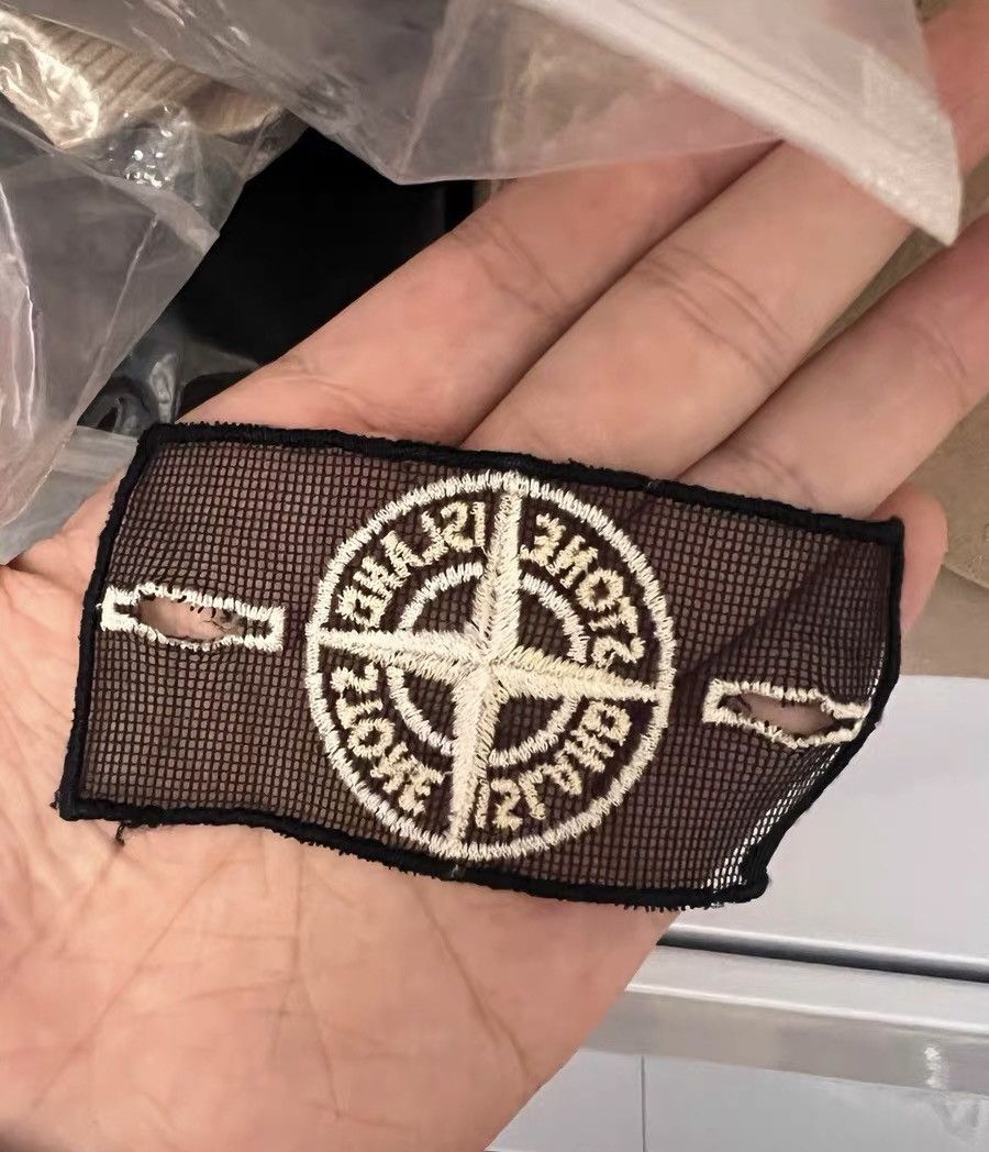 Stone Island Stone Island White Mesh Logo / Fishnet Logo 08 Snowflake Size ONE SIZE - 4 Thumbnail