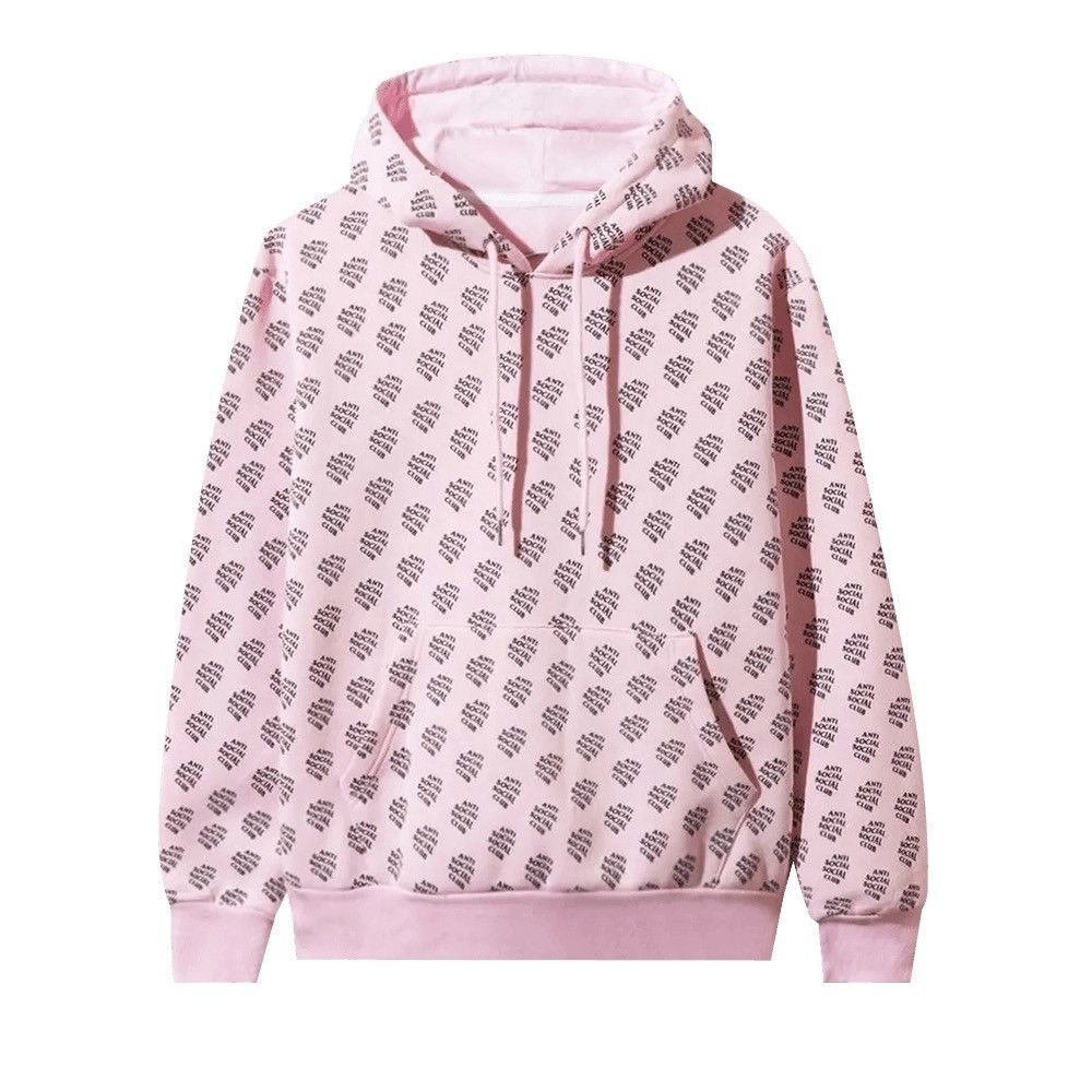 Anti Social Social Club Anti Social Social Club All Over You Hoddie 'Pink Size US XXL / EU 58 / 5 - 1 Thumbnail