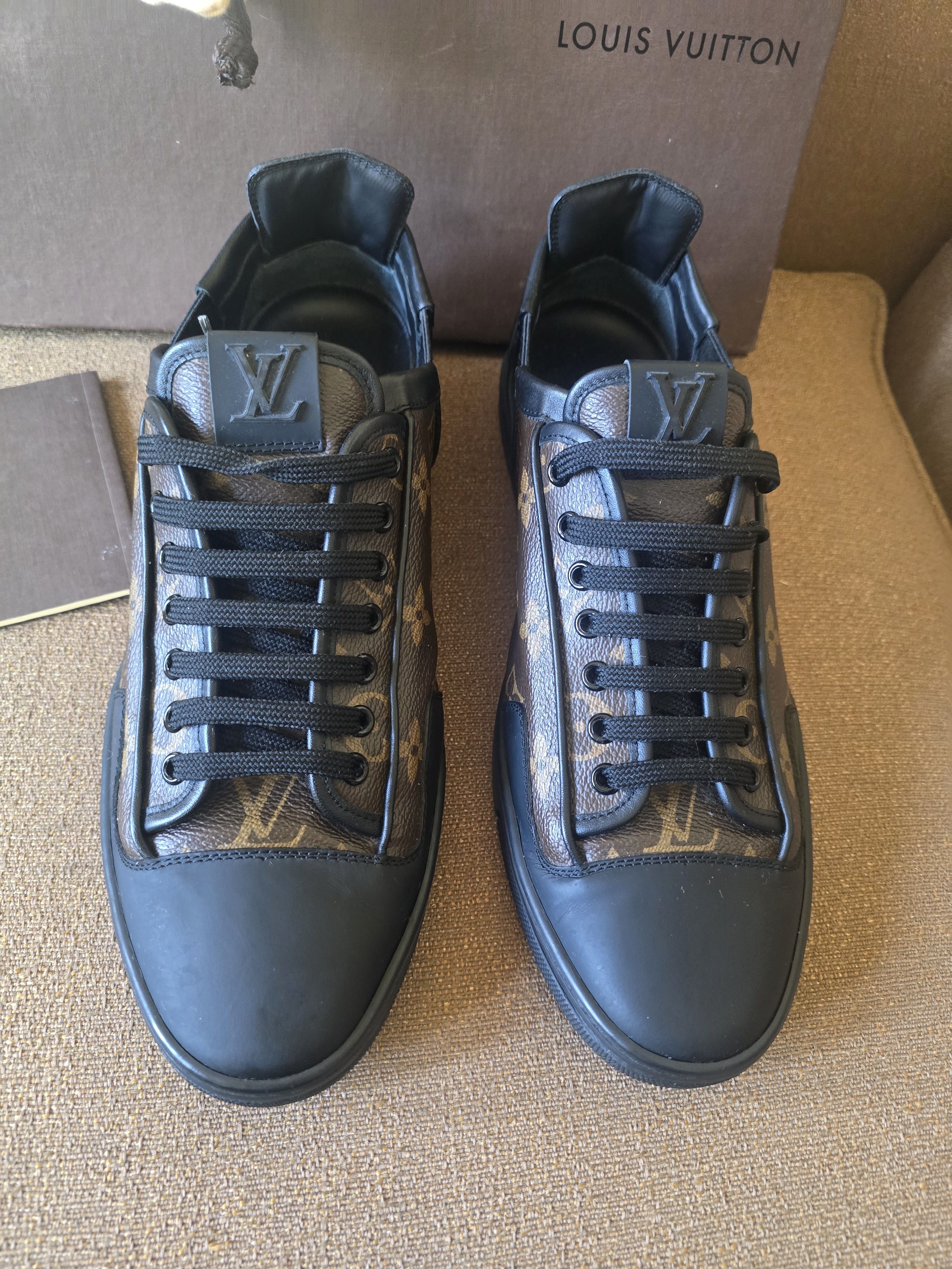 Louis Vuitton Louis Vuitton Brown/Black Monogram Sneakers Size 7.5/US 8.5 Size US 8.5 / EU 41-42 - 2 Thumbnail