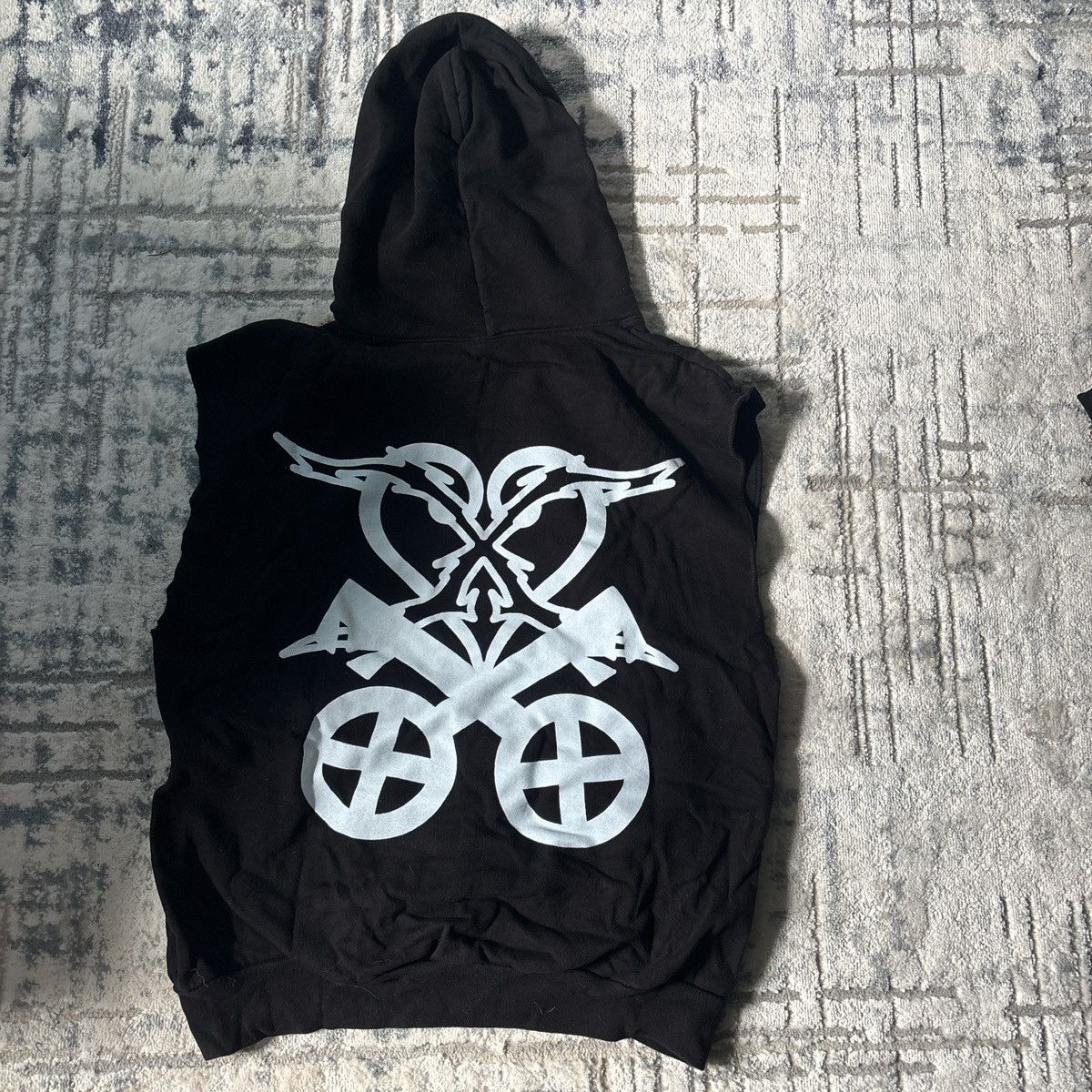 Destroy Lonely × Ken Carson Ken Carson Sleeveless Hoodie Tour Merch Size US L / EU 52-54 / 3 - 2 Thumbnail