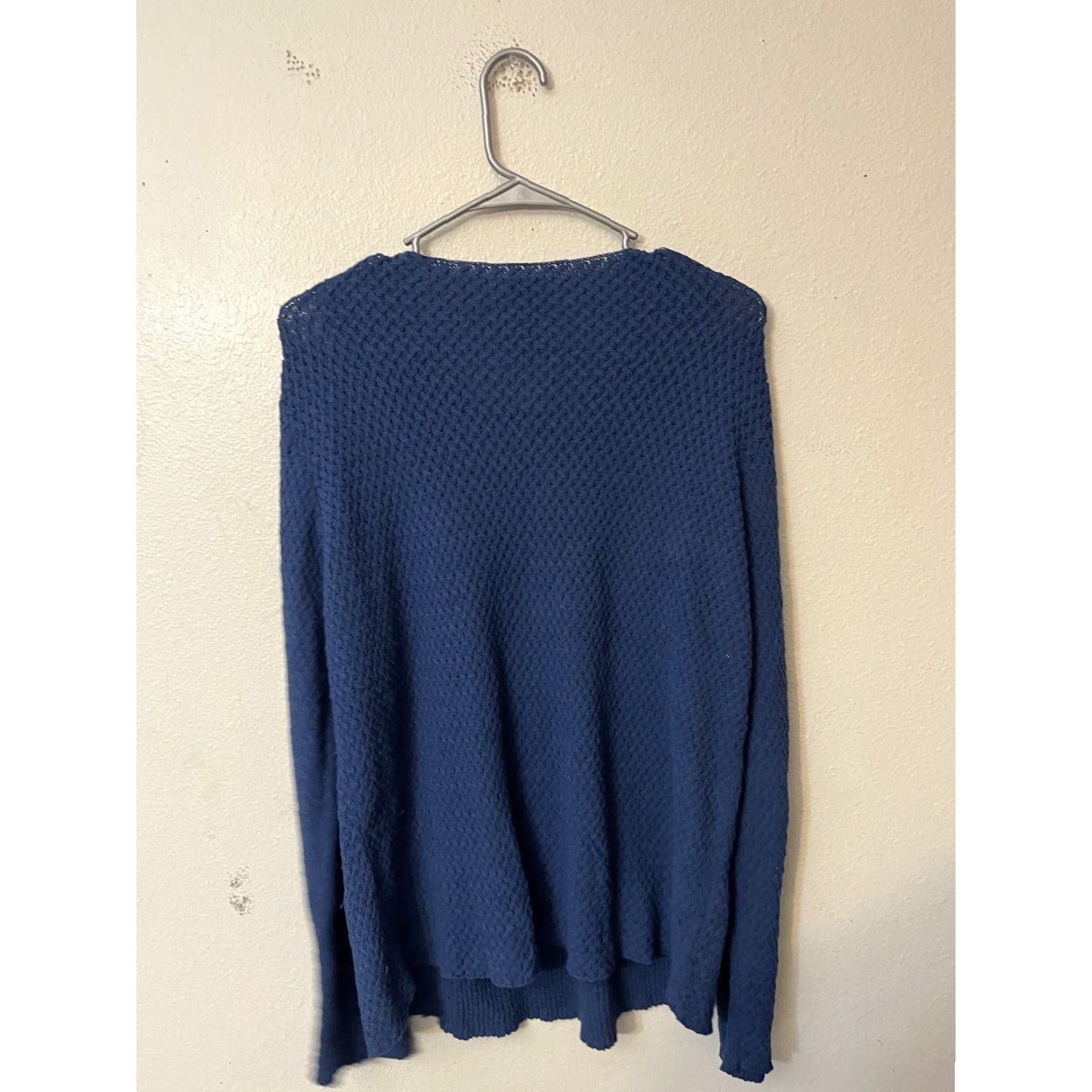 Eileen Fisher VINTAGE Eileen Fisher Pullover Sweater Women Blue L Knit Viscose Nylon Blend Round Neck Long Sleeve Casual Womens Size L / US 10 / IT 46 - 3 Thumbnail