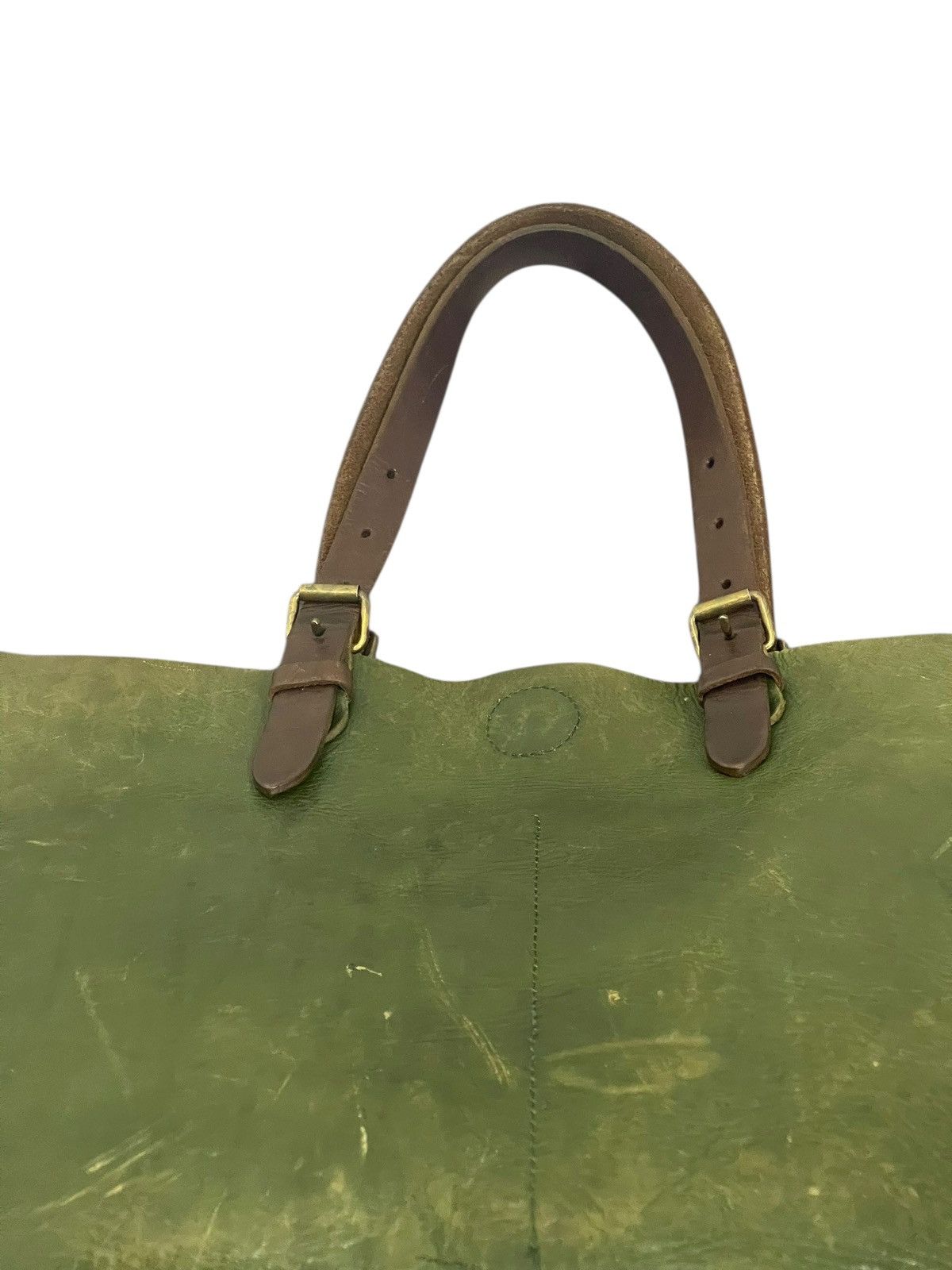 Genuine Leather Full Leather Patina Green Alto Japan Tote Shoulder Bag 2🟩1 Size ONE SIZE - 18 Thumbnail