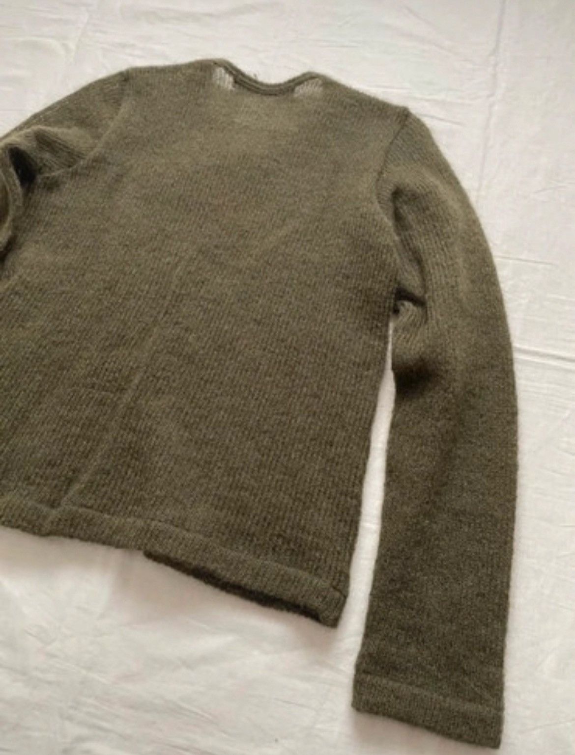 Comme des Garcons × Junya Watanabe Junya Watanabe Olive Red Star SS98 Knit Sweater Size XS / US 0-2 / IT 36-38 - 8 Thumbnail